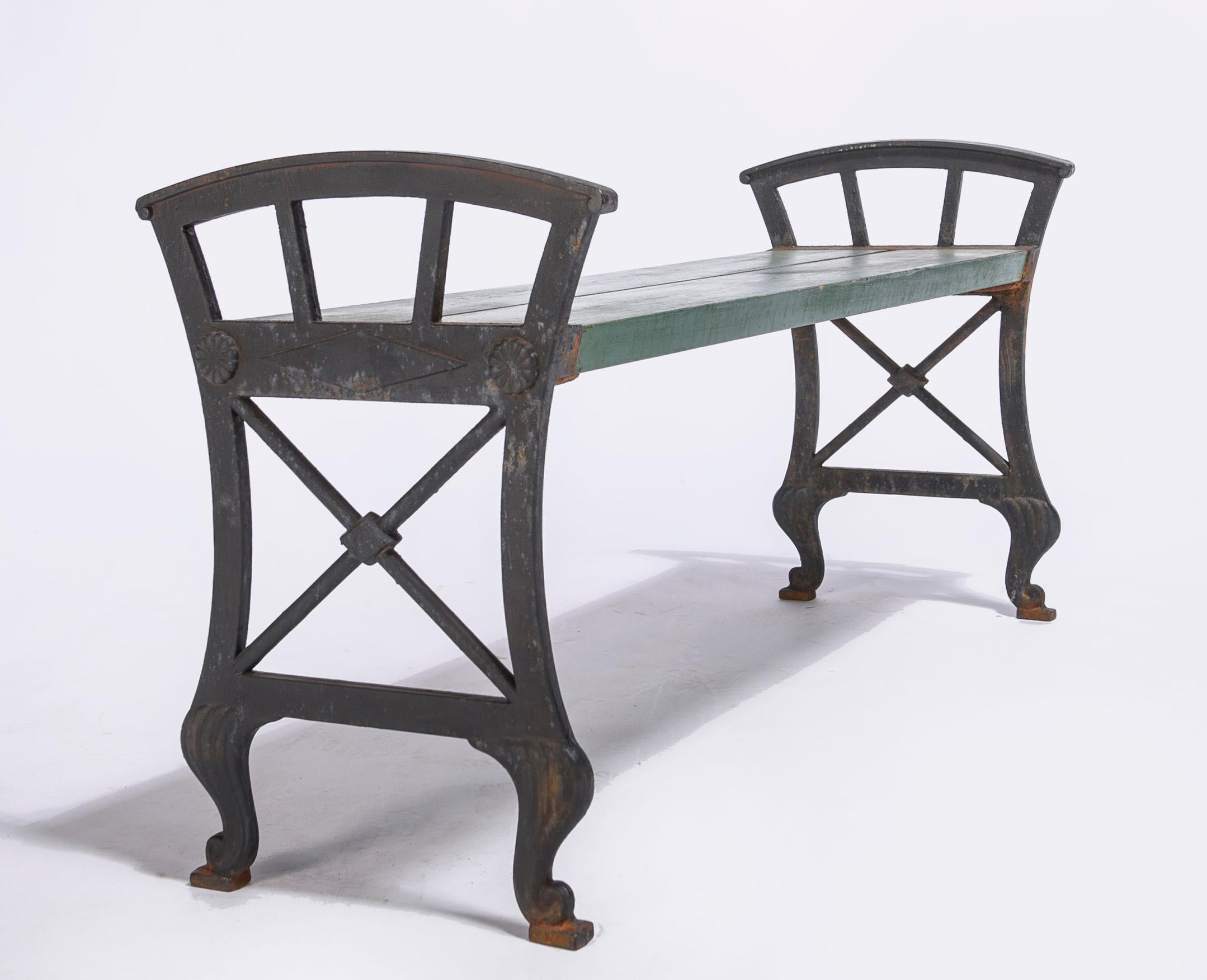 20th Century Pair of Swedish Outdoor Benches by Folke Bensow, 1920s