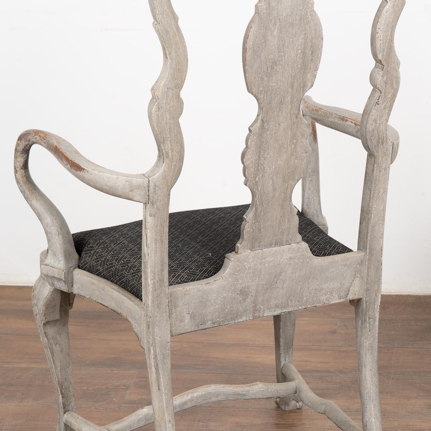 Coppia di poltrone in stile rococò svedese, circa 1890 in vendita 5
