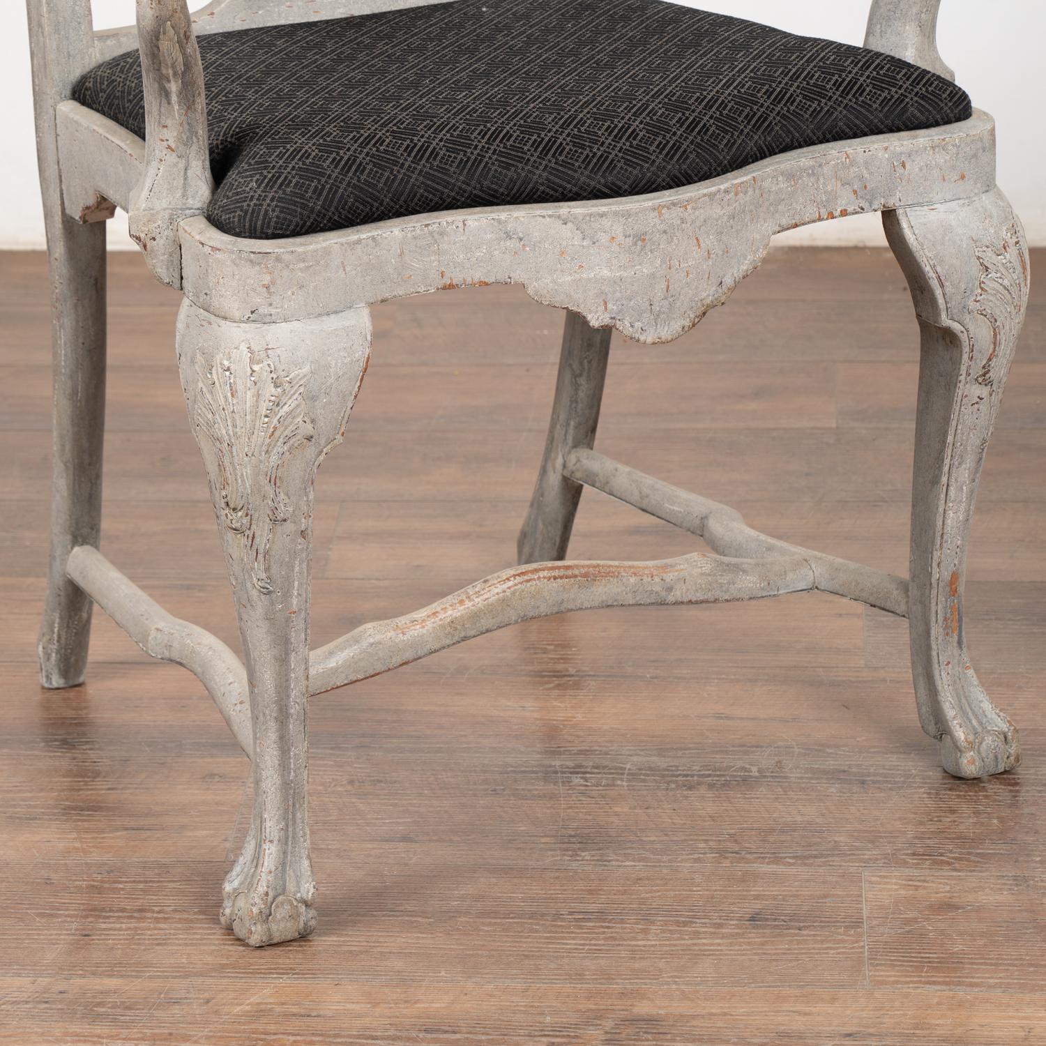 Coppia di poltrone in stile rococò svedese, circa 1890 in vendita 3