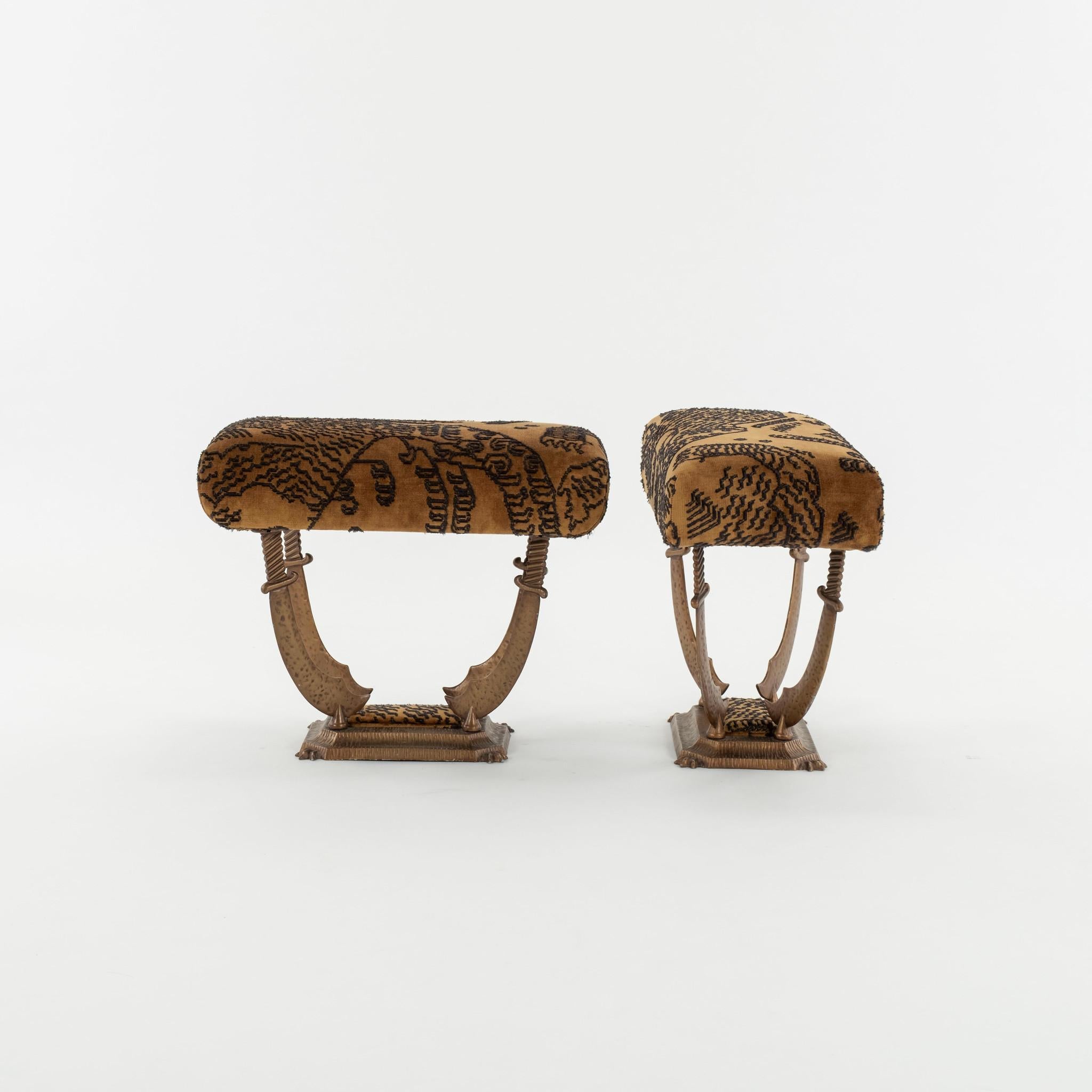 Pair Sword Tabourets 2