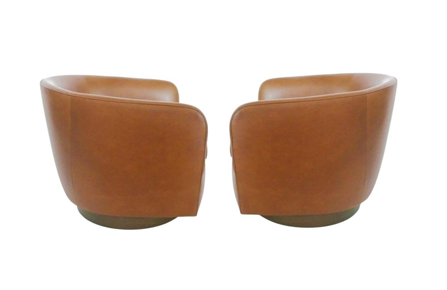 leather swivel chair