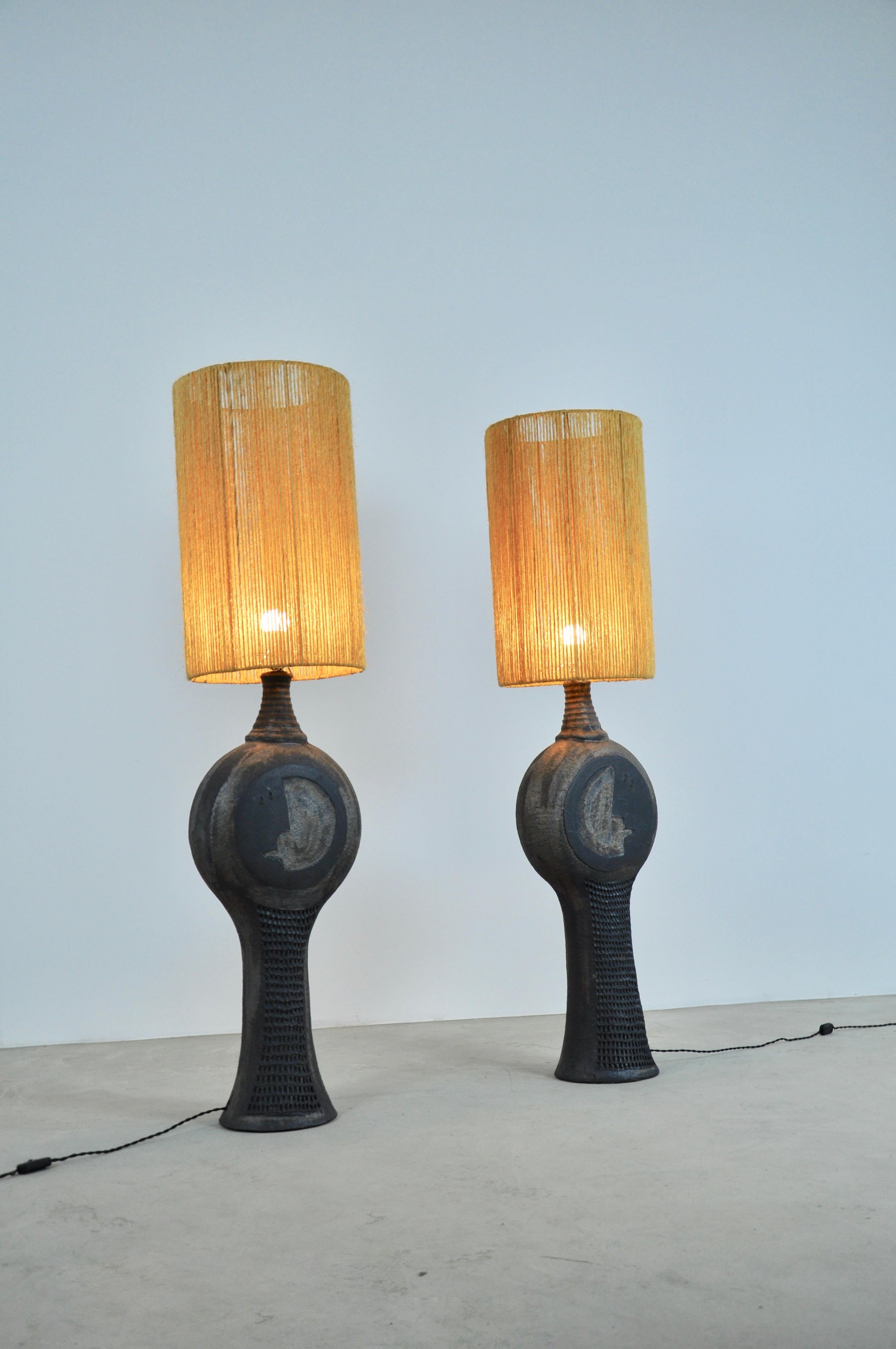 Pair of Table Lamp by Dominique Pouchain 3