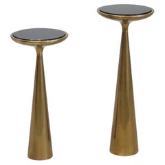 Pareja Mesa Mod.1176 Diseñada Max Ingrand para Fontana Arte Publicada y Firmada