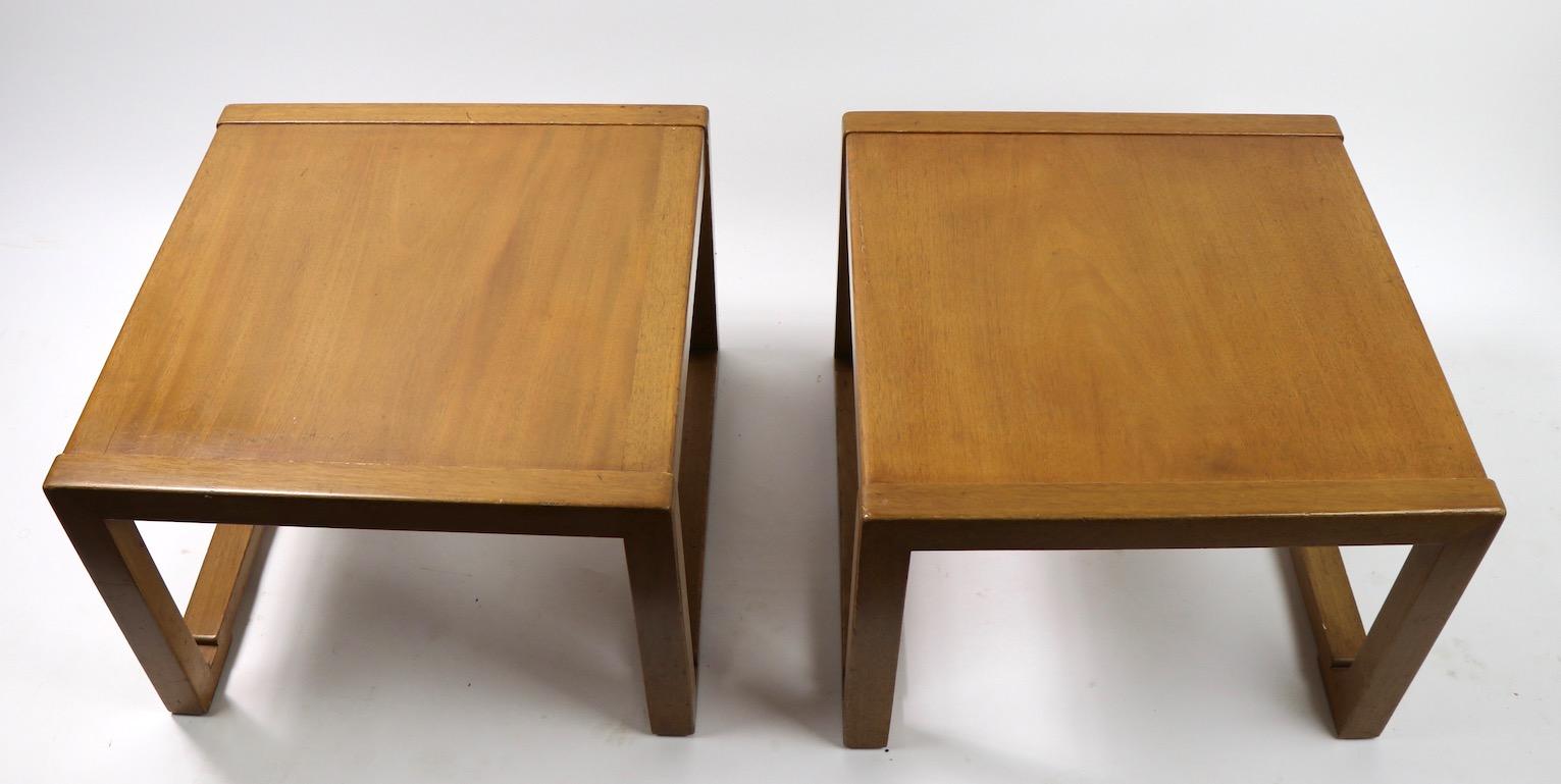 Pair of Tables designed by Wormley for Dunbar In Good Condition In New York, NY