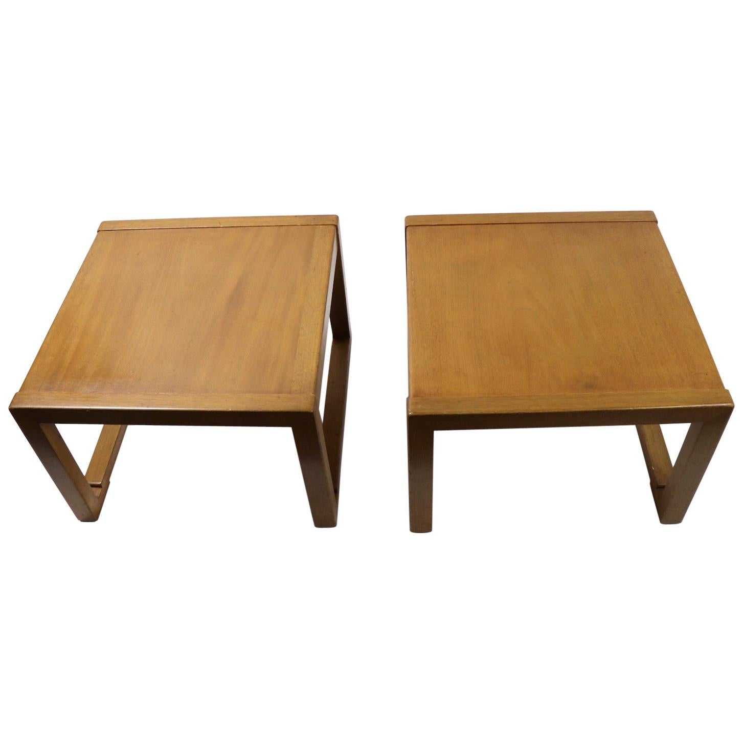 Pair of Tables designed by Wormley for Dunbar