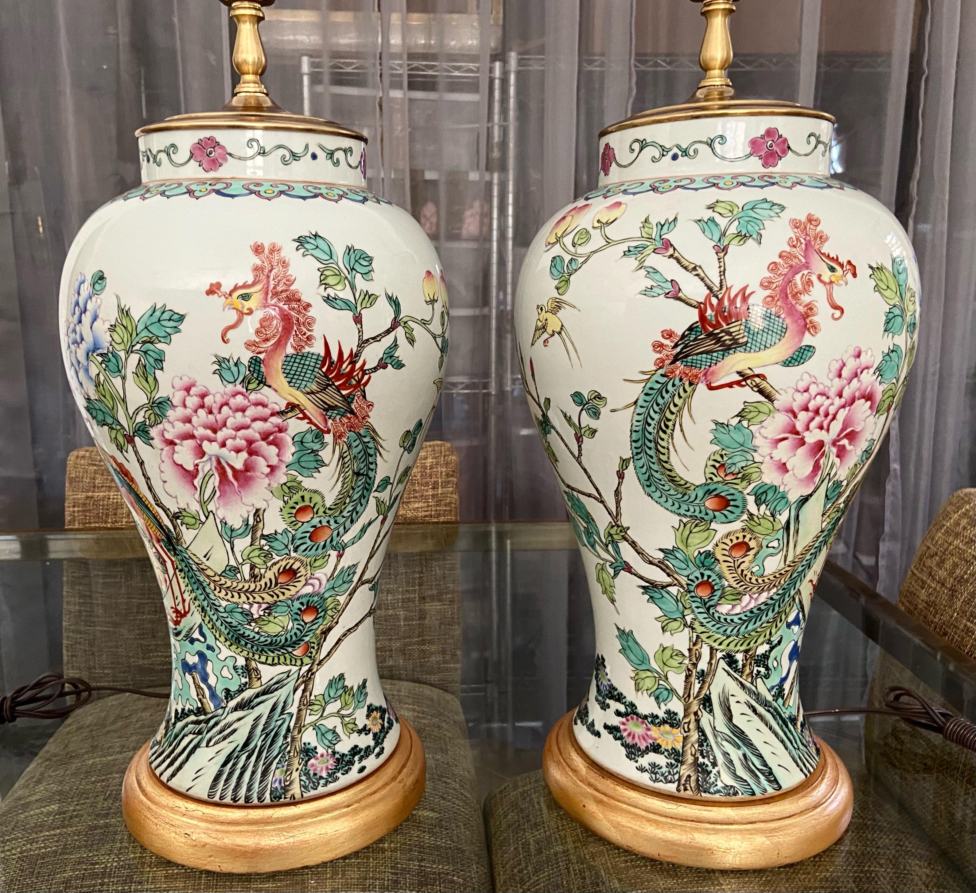 porcelin lamps