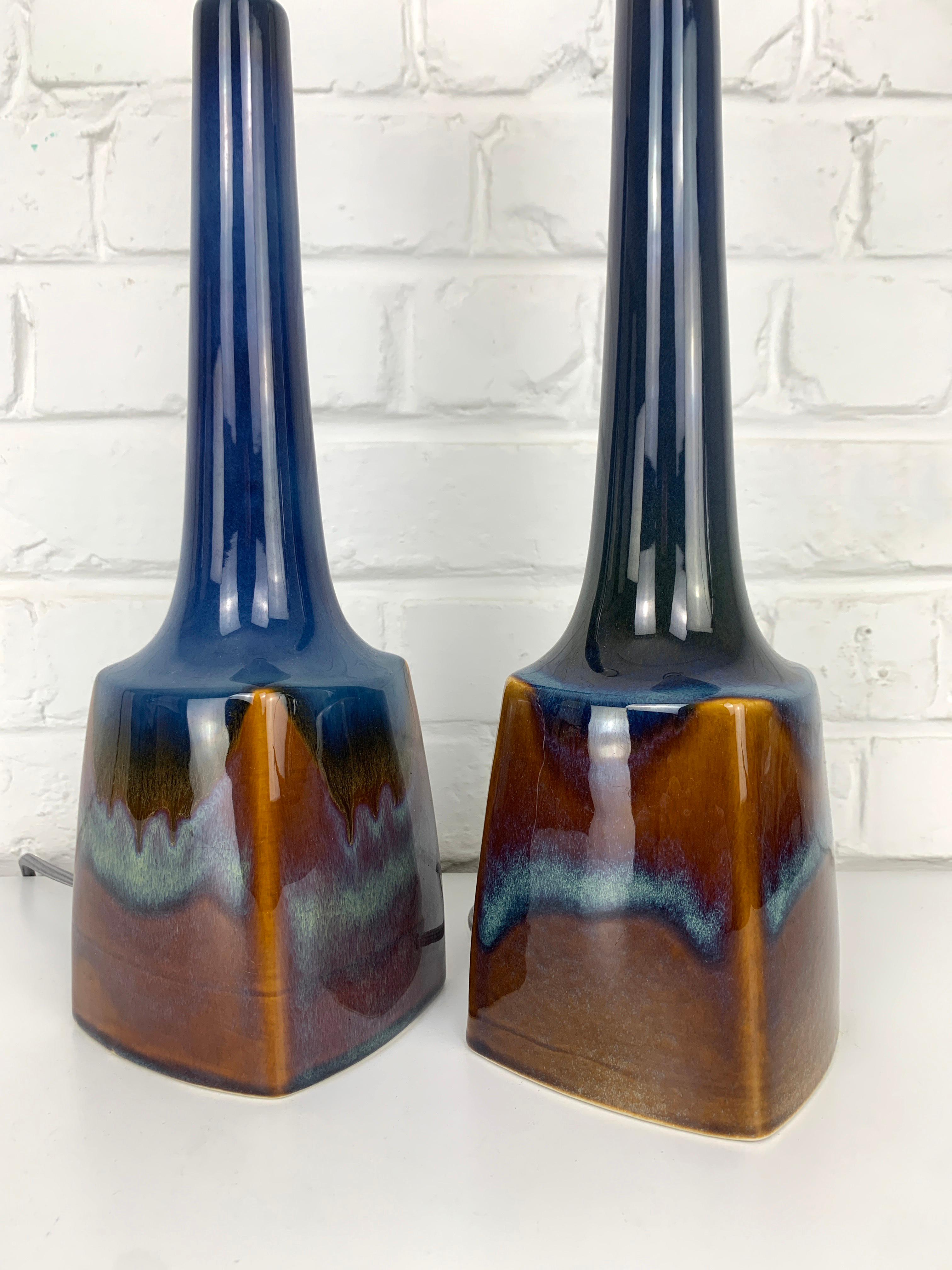 Paire de lampes de table en céramique Søholm Stentøj 941 par Einar Johansen en vente 3