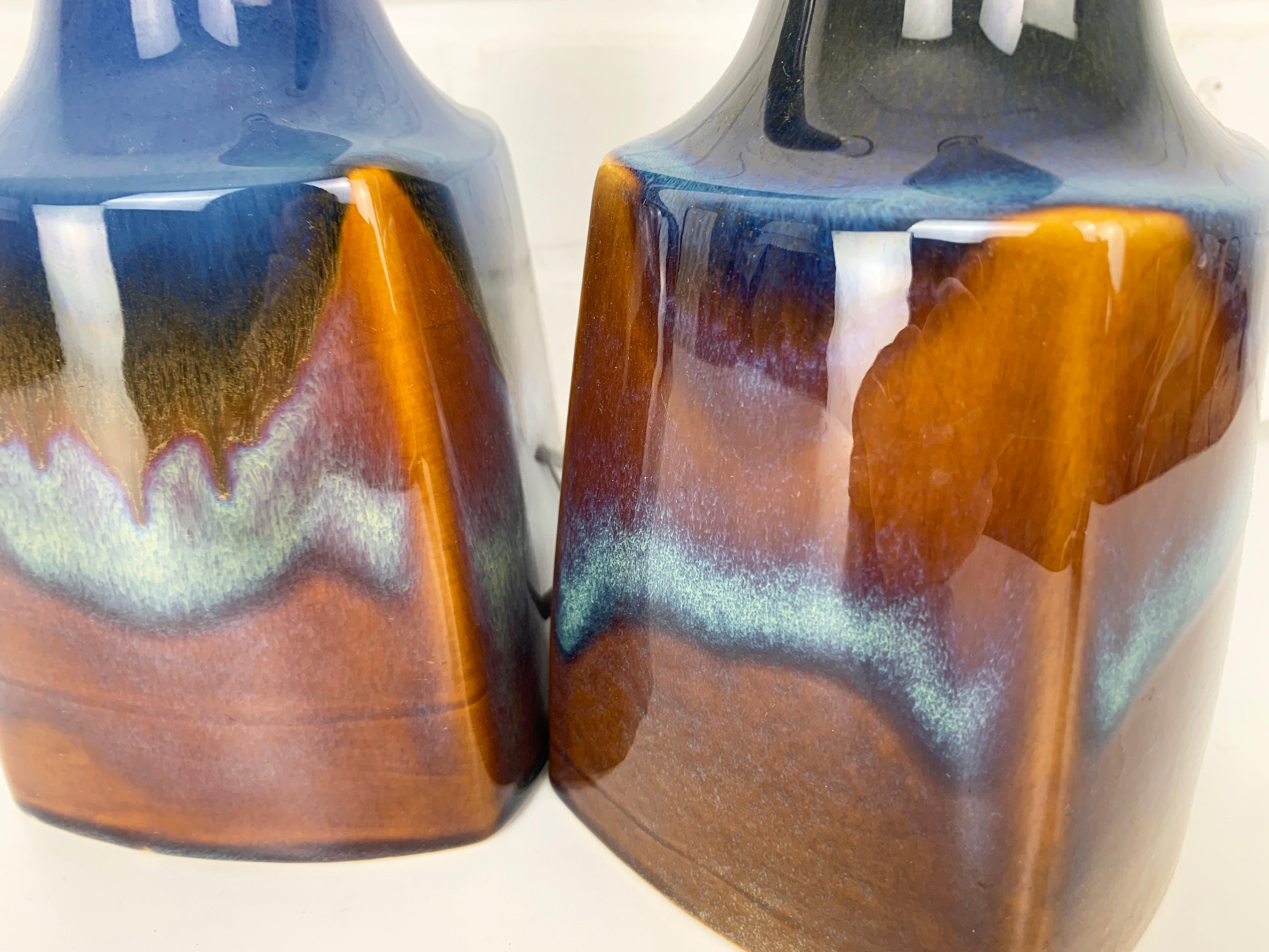 Paire de lampes de table en céramique Søholm Stentøj 941 par Einar Johansen en vente 4