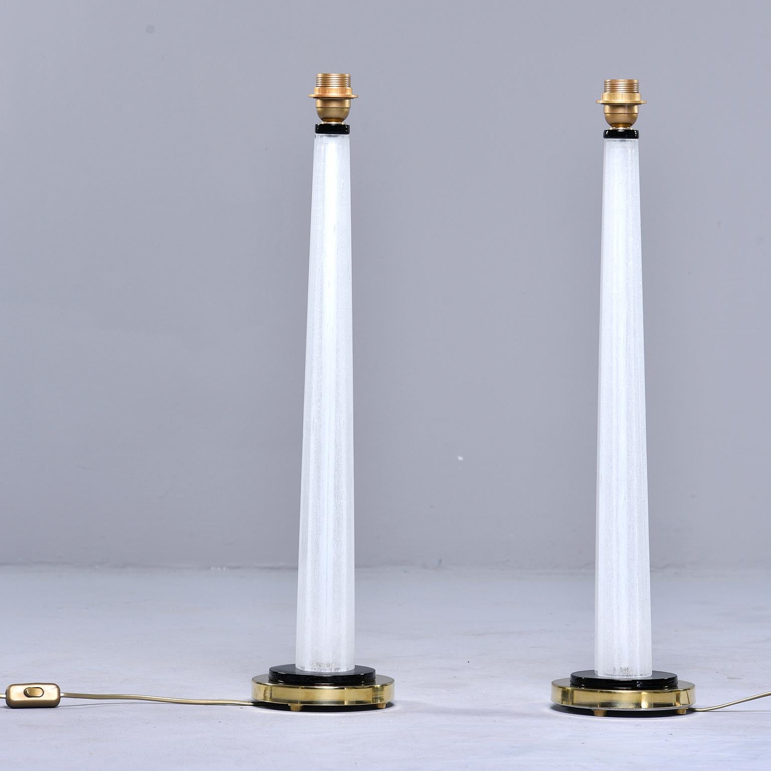 tall slender lamps
