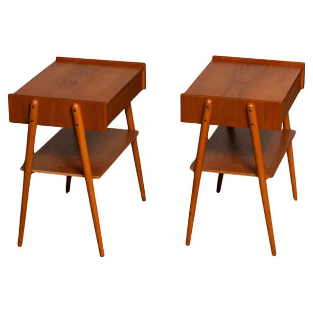 Satinwood Nightstand by J.B. Van Sciver Co. For Sale at 1stDibs jb