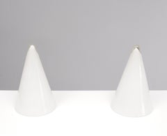 pair Teepee Glass Table Lamps  1970s France