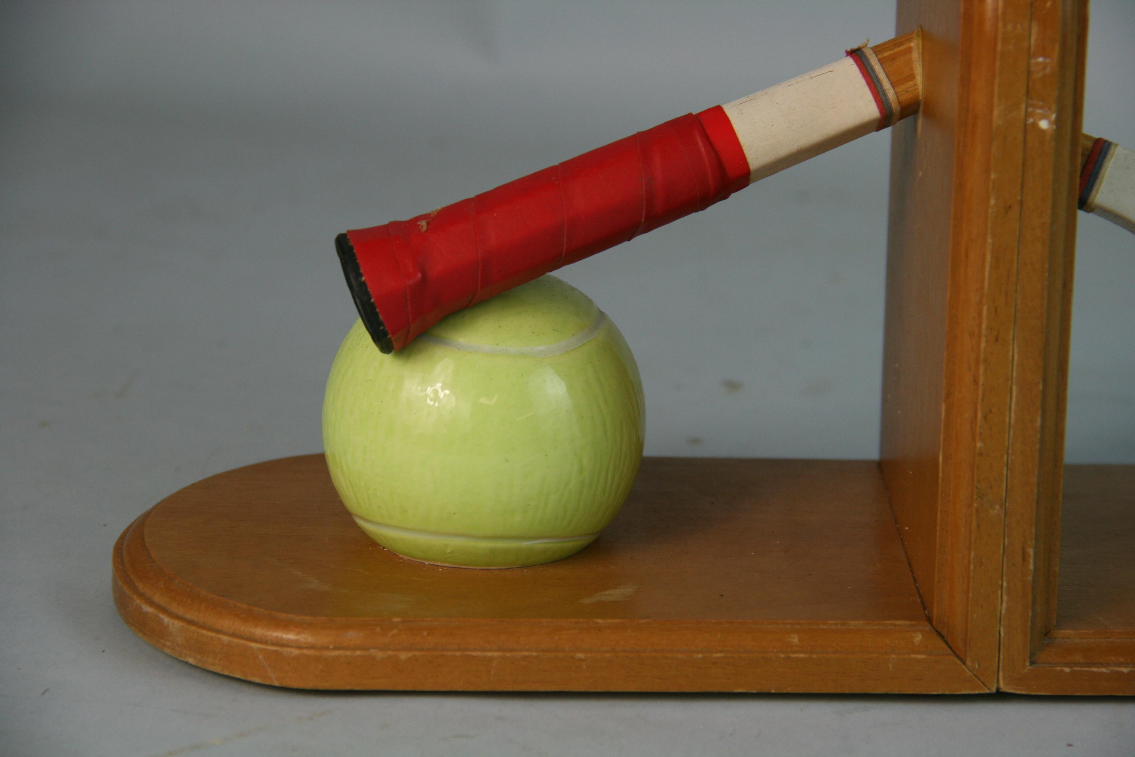 Mid-20th Century Pair Tennis Bookends