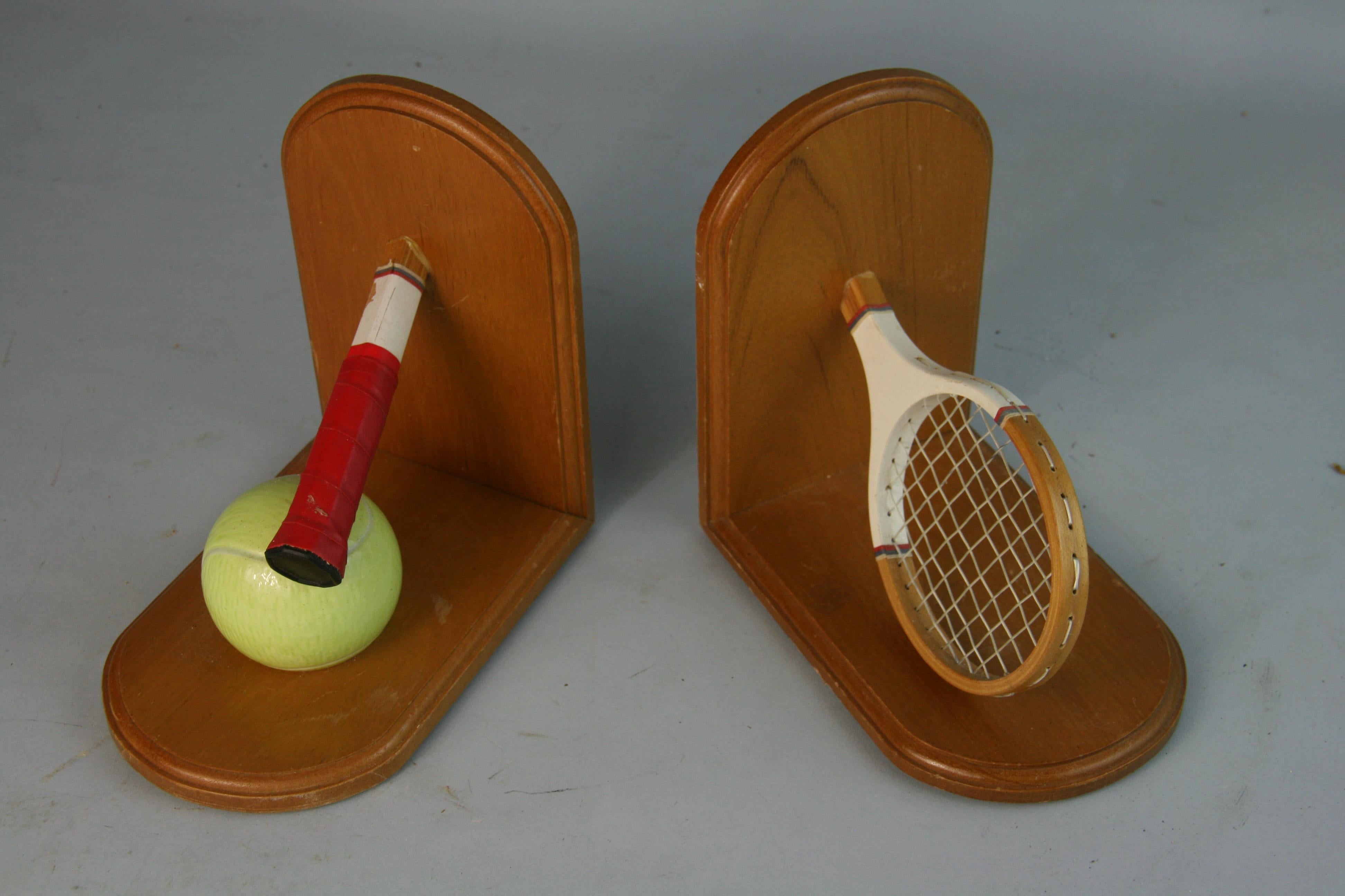 Pair Tennis Bookends 3