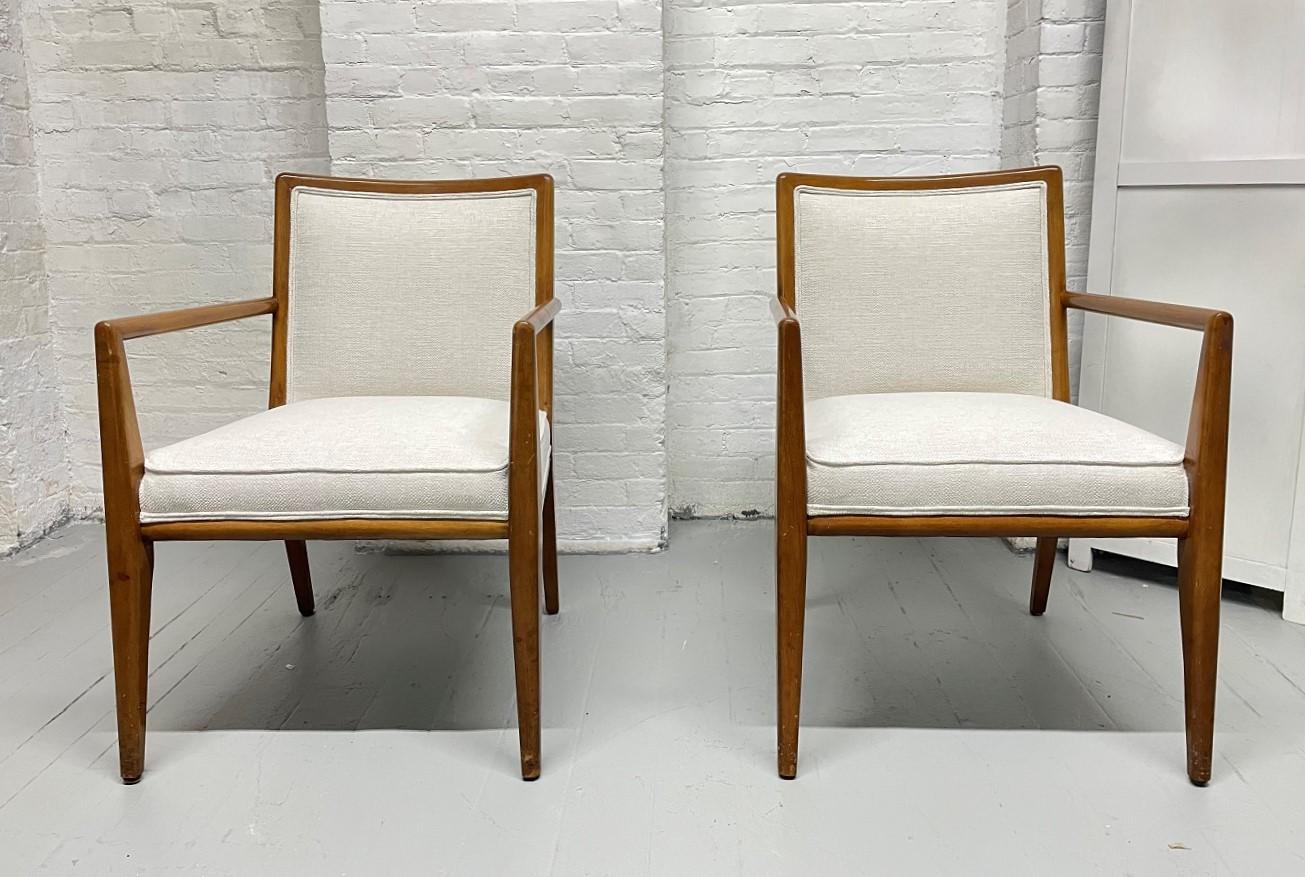 Mid-Century Modern Pair T.H. Robsjohn-Gibbings Armchairs For Sale