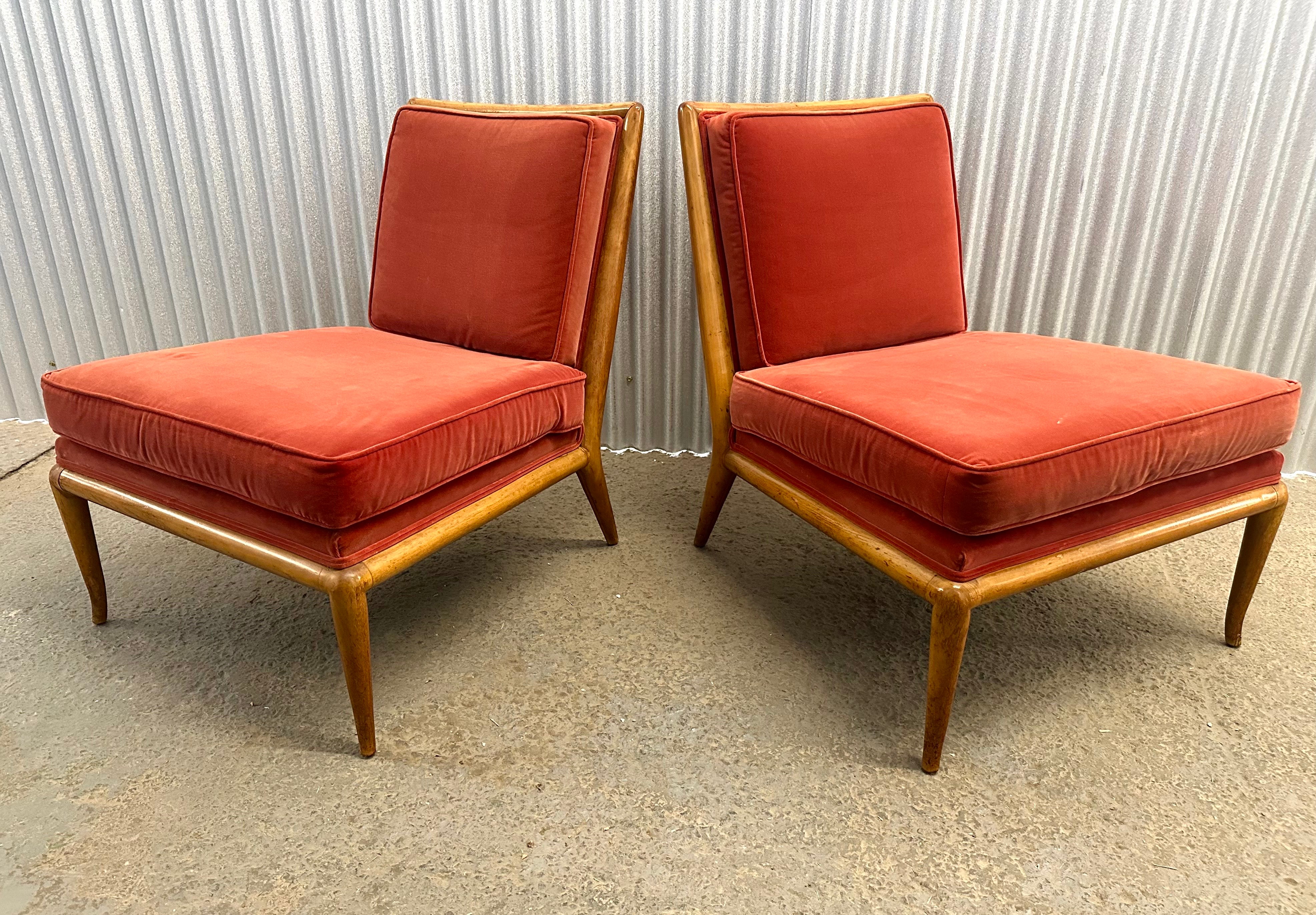 This elegant tailored lounge chair is one of the most famous designs by TH Robsjohn-Gibbings, and perfectly reflects his understated brand of stripped-down modernism.  

By reducing a traditional design to its simplest form, devoid of any