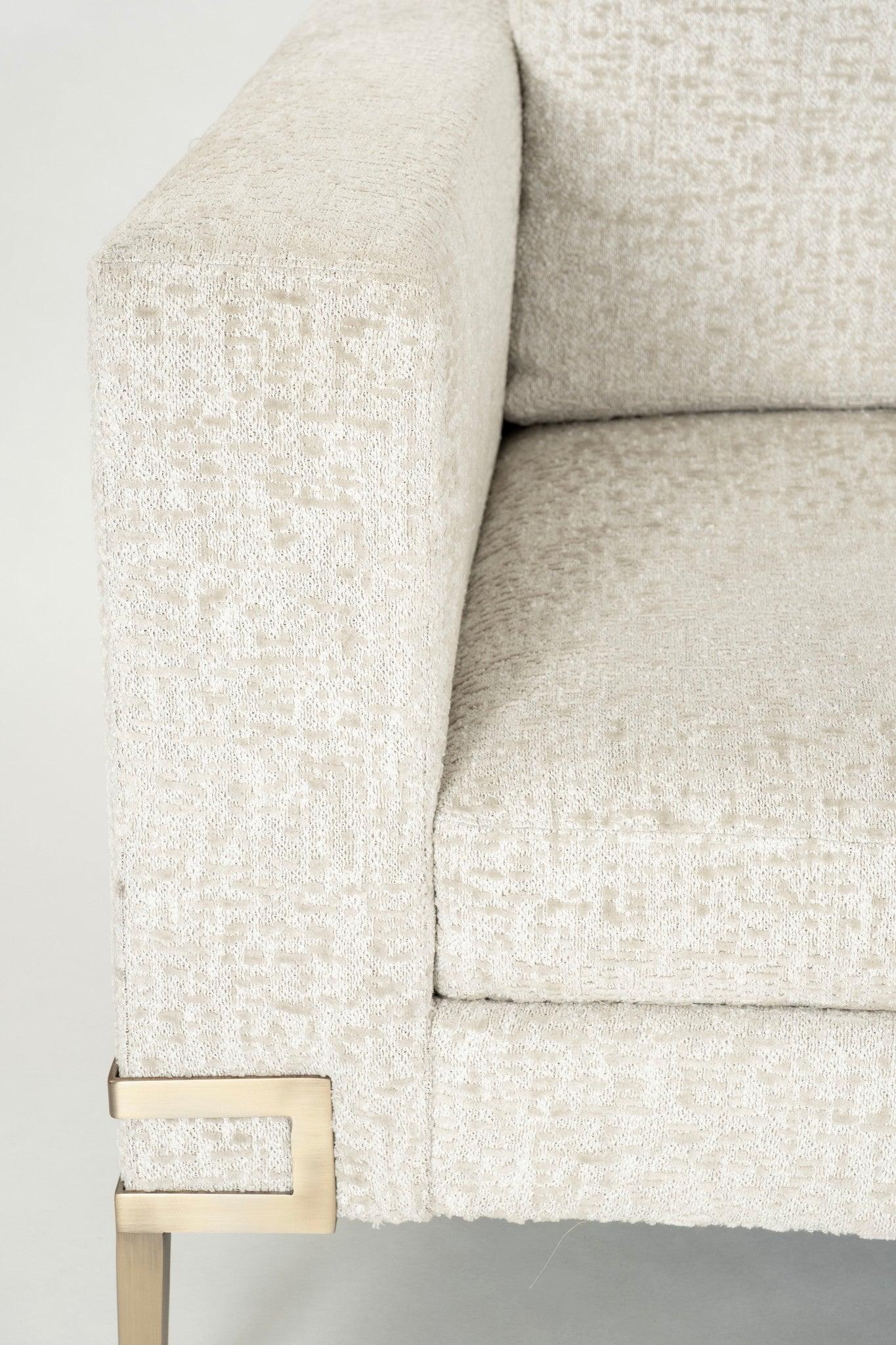 Paar Thayer Coggin Manolo Ecru-Weiße Loungesessel, Paar im Angebot 4