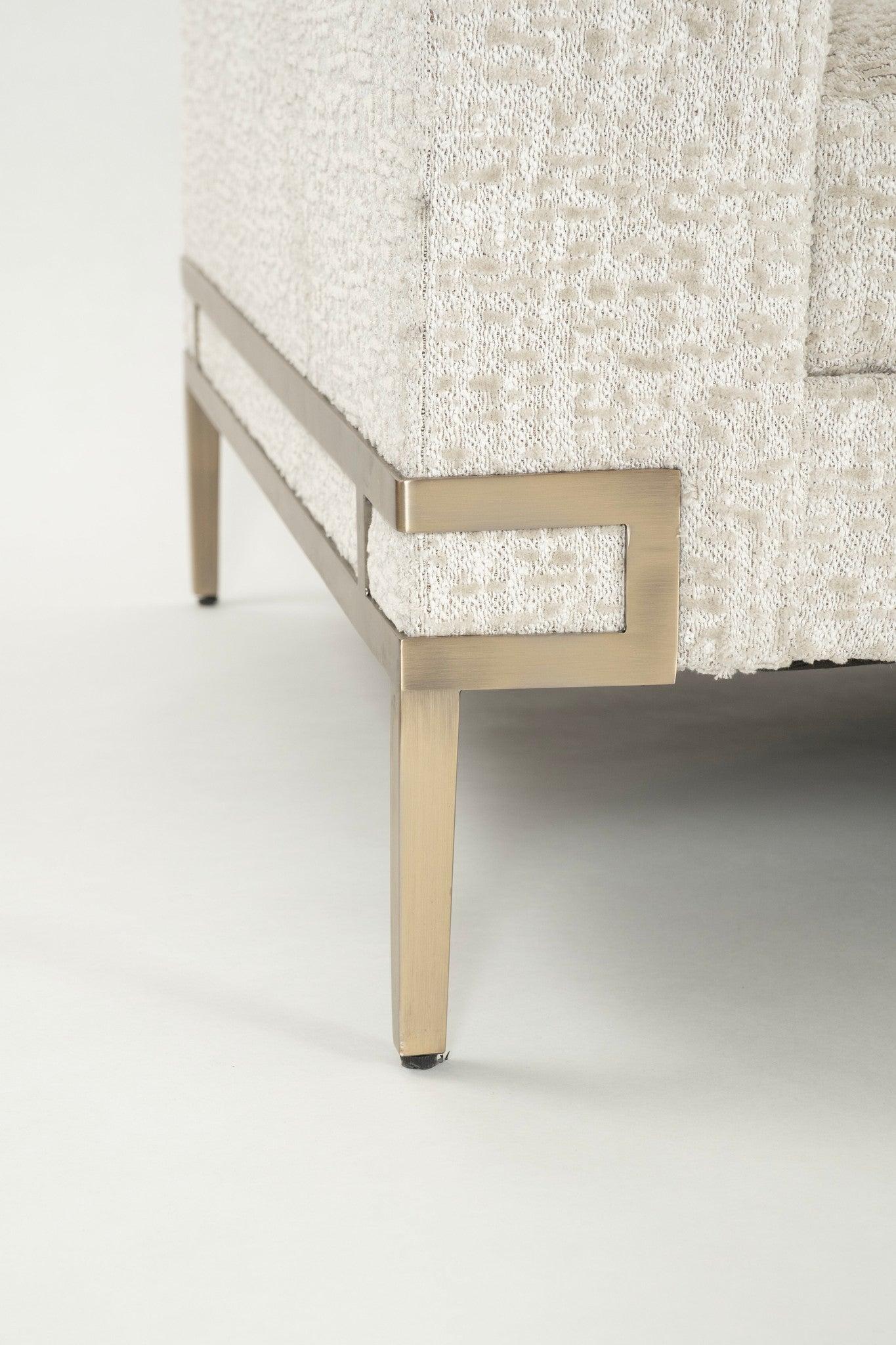 Paar Thayer Coggin Manolo Ecru-Weiße Loungesessel, Paar im Angebot 3