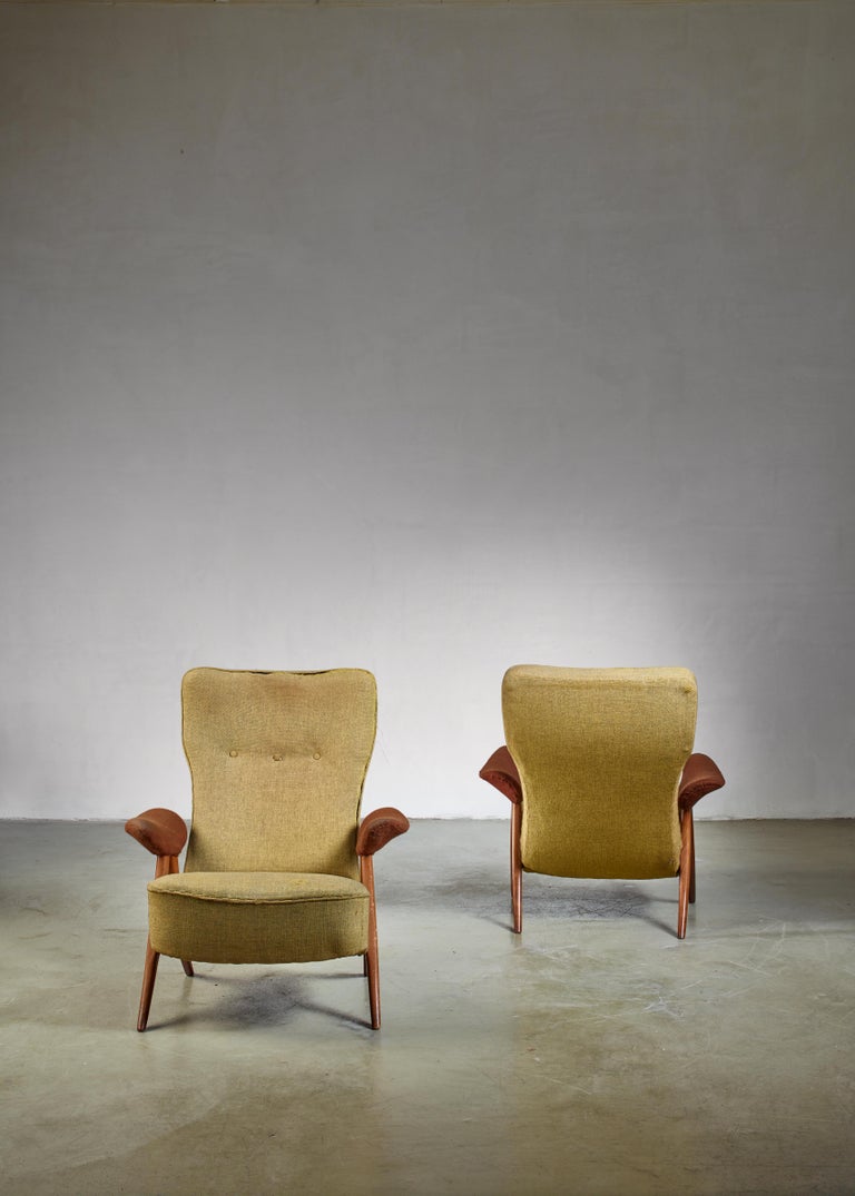 Pair of Theo Ruth Model 105 Chairs, the Netherlands, 1950s For Sale at ...