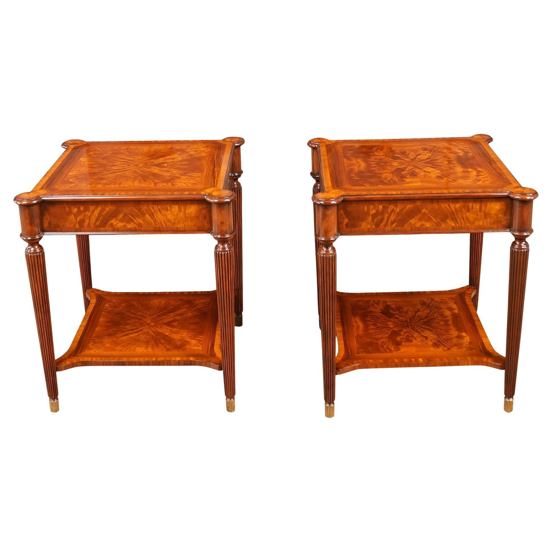 PAIR Theodore Alexander End Tables For Sale