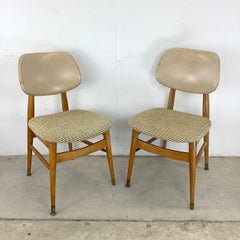 Pair Thonet Style Mid-Century Side Chairs