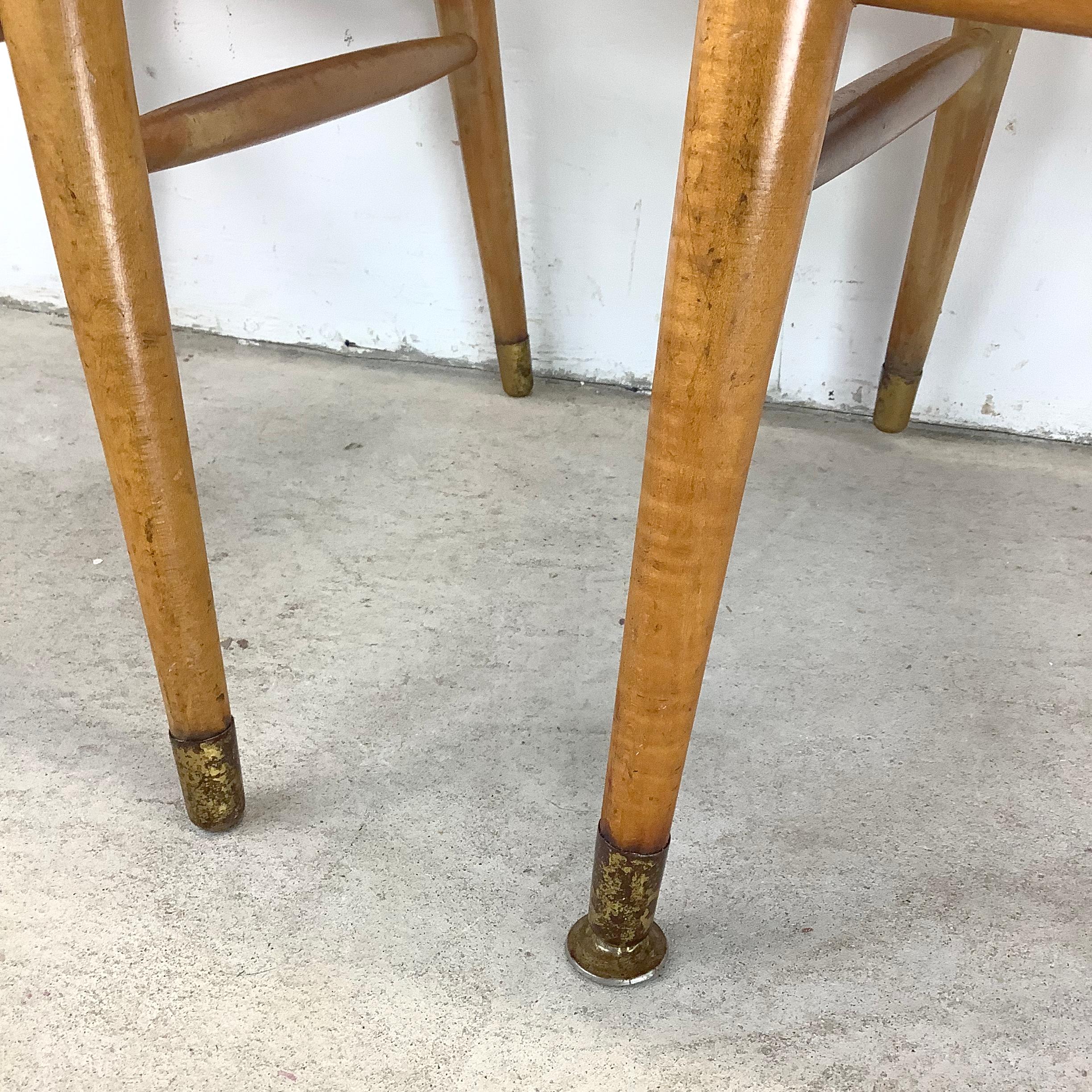 Paire de chaises d'appoint de style Thonet du milieu du siècle dernier en vente 12