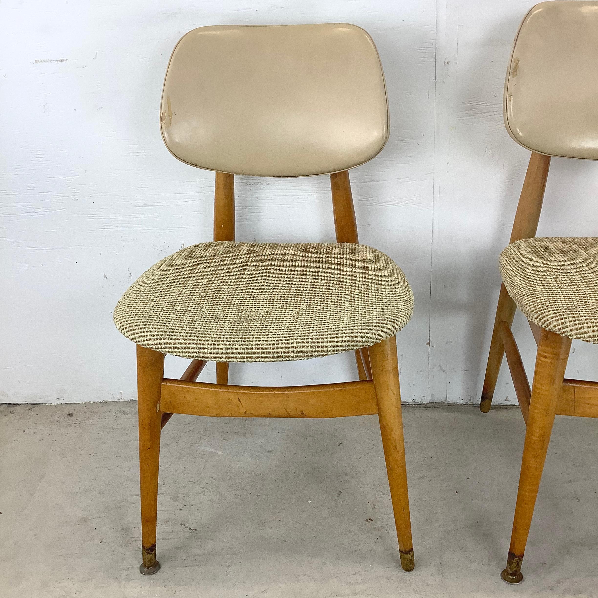 Mid-Century Modern Paire de chaises d'appoint de style Thonet du milieu du siècle dernier en vente