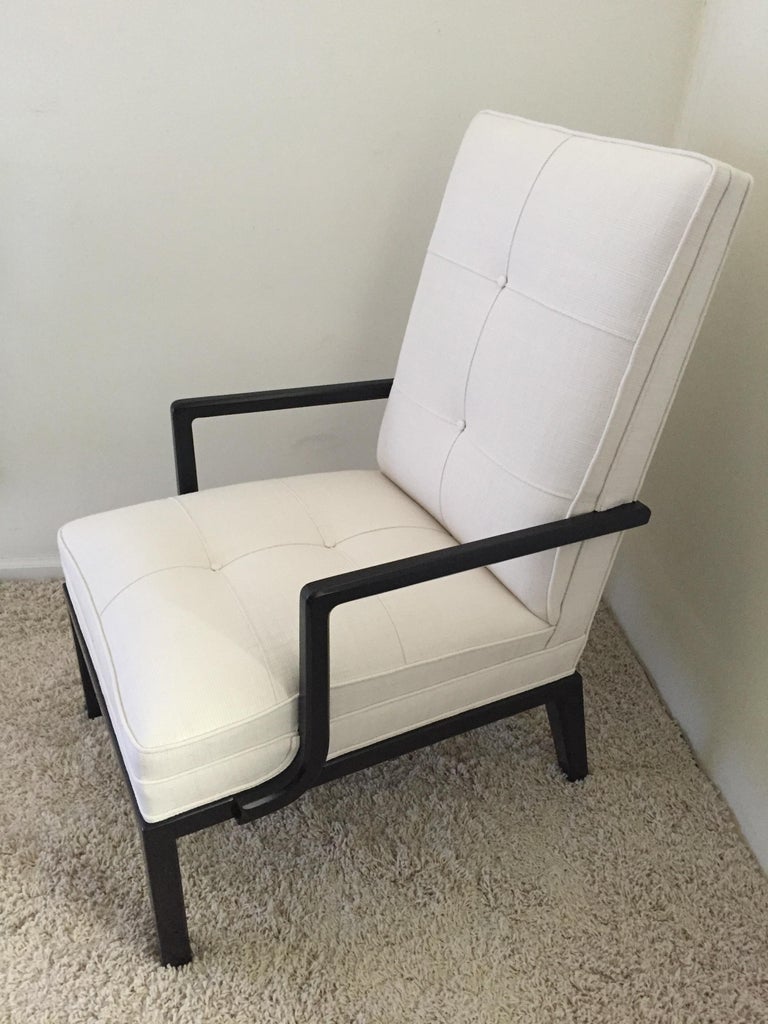 Mid-Century Modern Pair of Tommi Parzinger, Parzinger Original Club Chairs For Sale