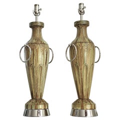 Mid-Century Modern Table Lamps in Tommi Parzinger Style, Circa 1950s