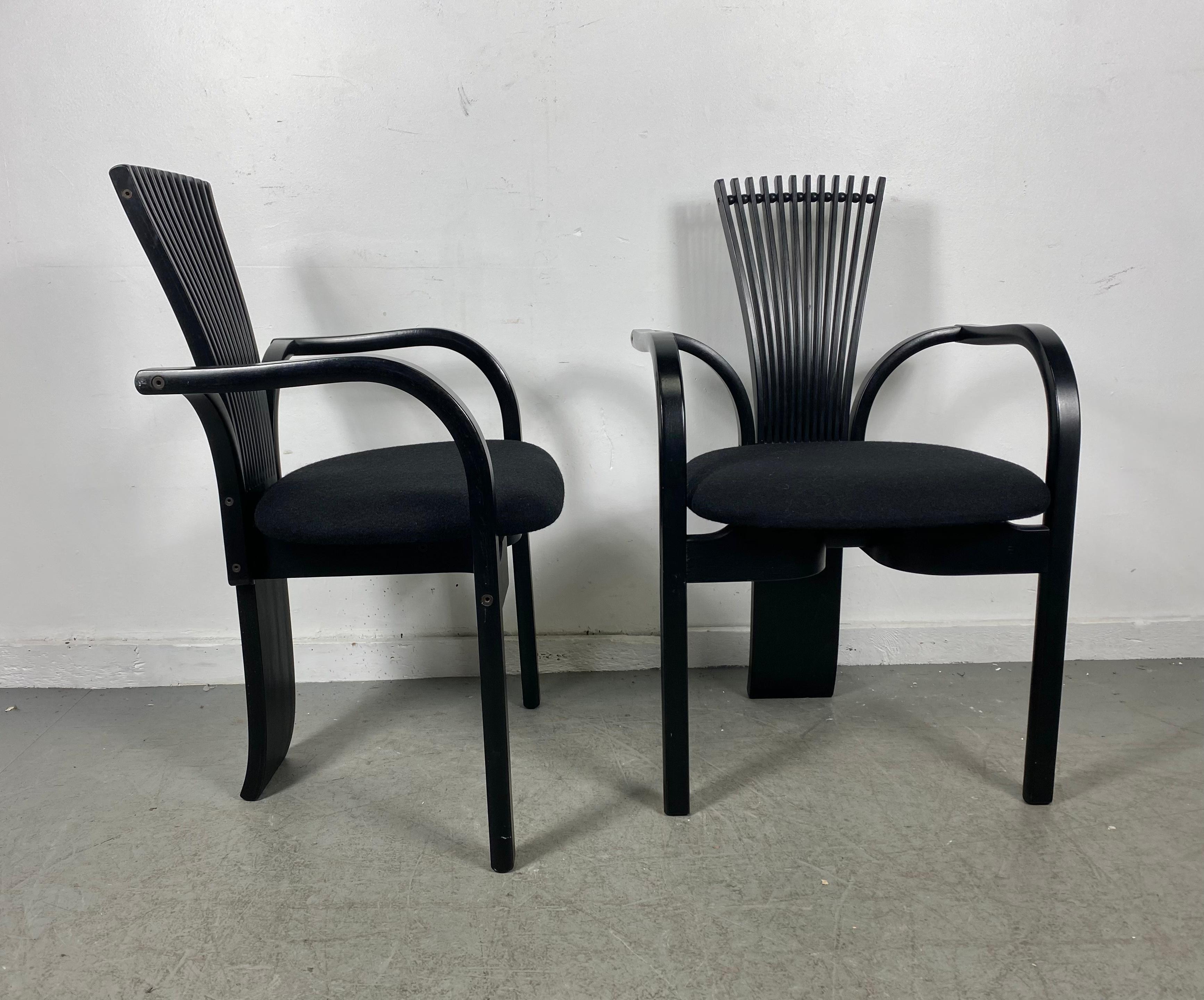Norwegian Pair TOTEM Chairs for Westnofa Design by Torstein Nilsen, Norway