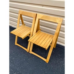 Coppia di sedie Foldes Trieste di Aldo Jacober per Alberto Bazzini