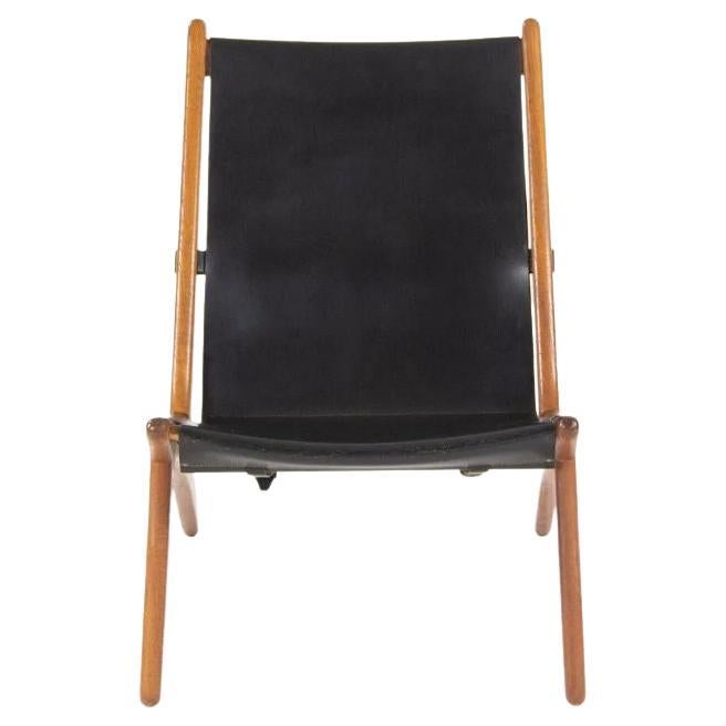 Pair Uno & Östen Kristiansson Hunting Chair for Luxus Sweden 1954 Wegner Danish For Sale