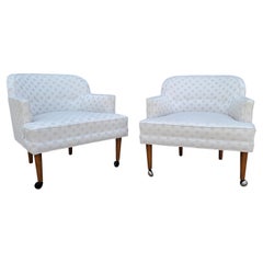 Vintage Barrel Lounge Chairs with Classic Peg / Conical Legs