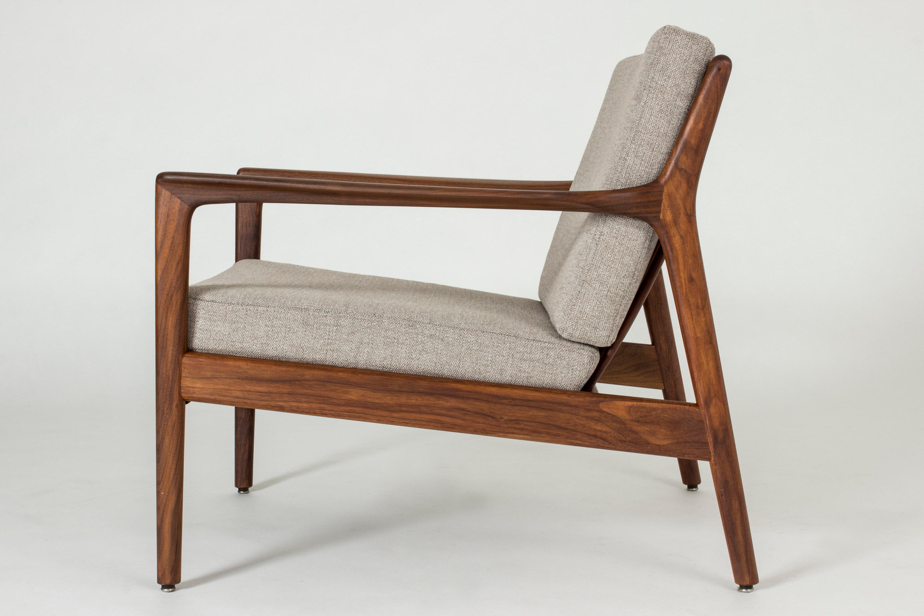 Pair of “USA 75” Teak Lounge Chairs by Folke Ohlsson for DUX, Sweden, 1960s 3