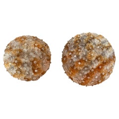Pair Venetian Ceiling. Murano 1950s