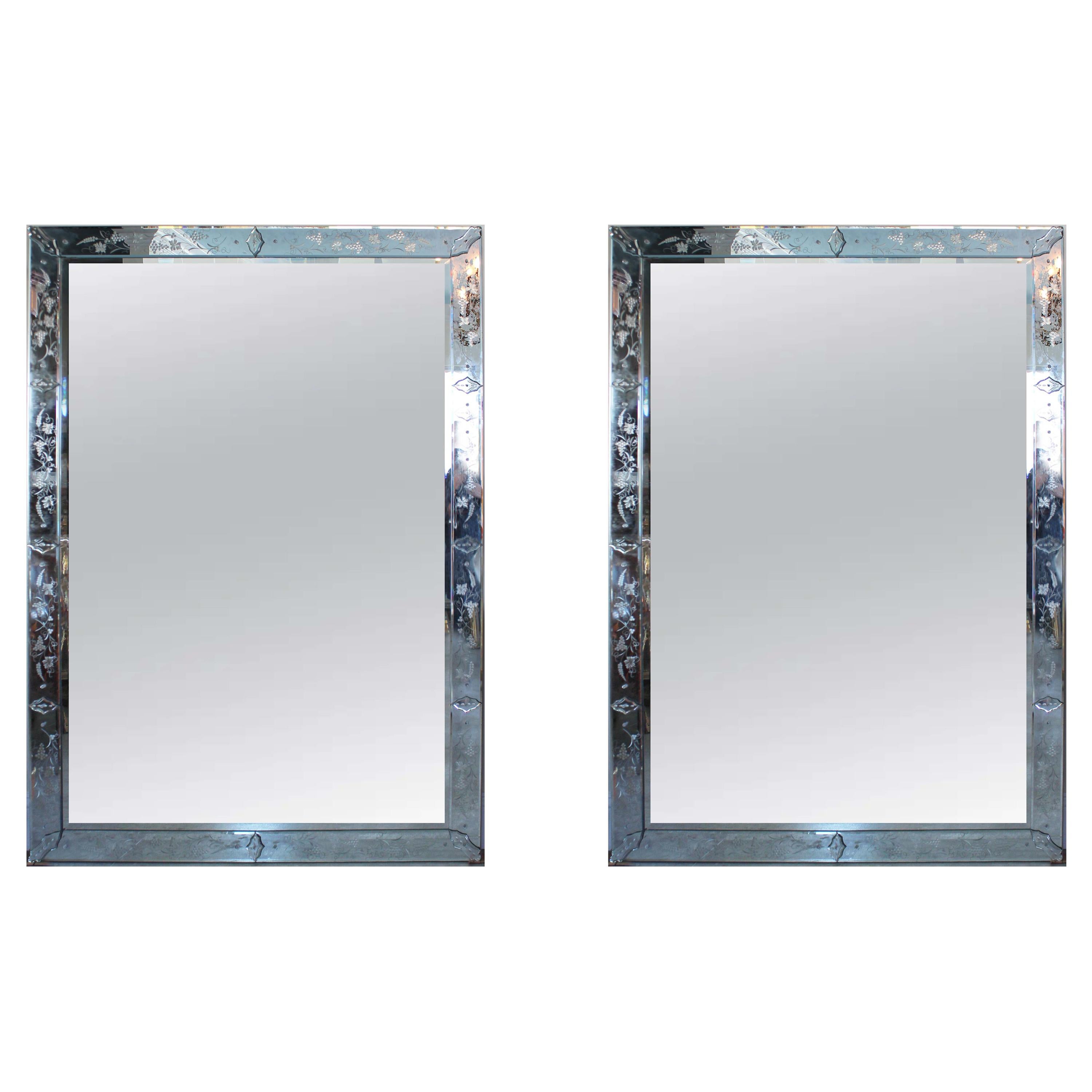 Pair of Venetian Mirror