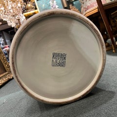 Pair Very Large Chinese Qianlong Style Iron Red Glazed Porcelain Floor Vases