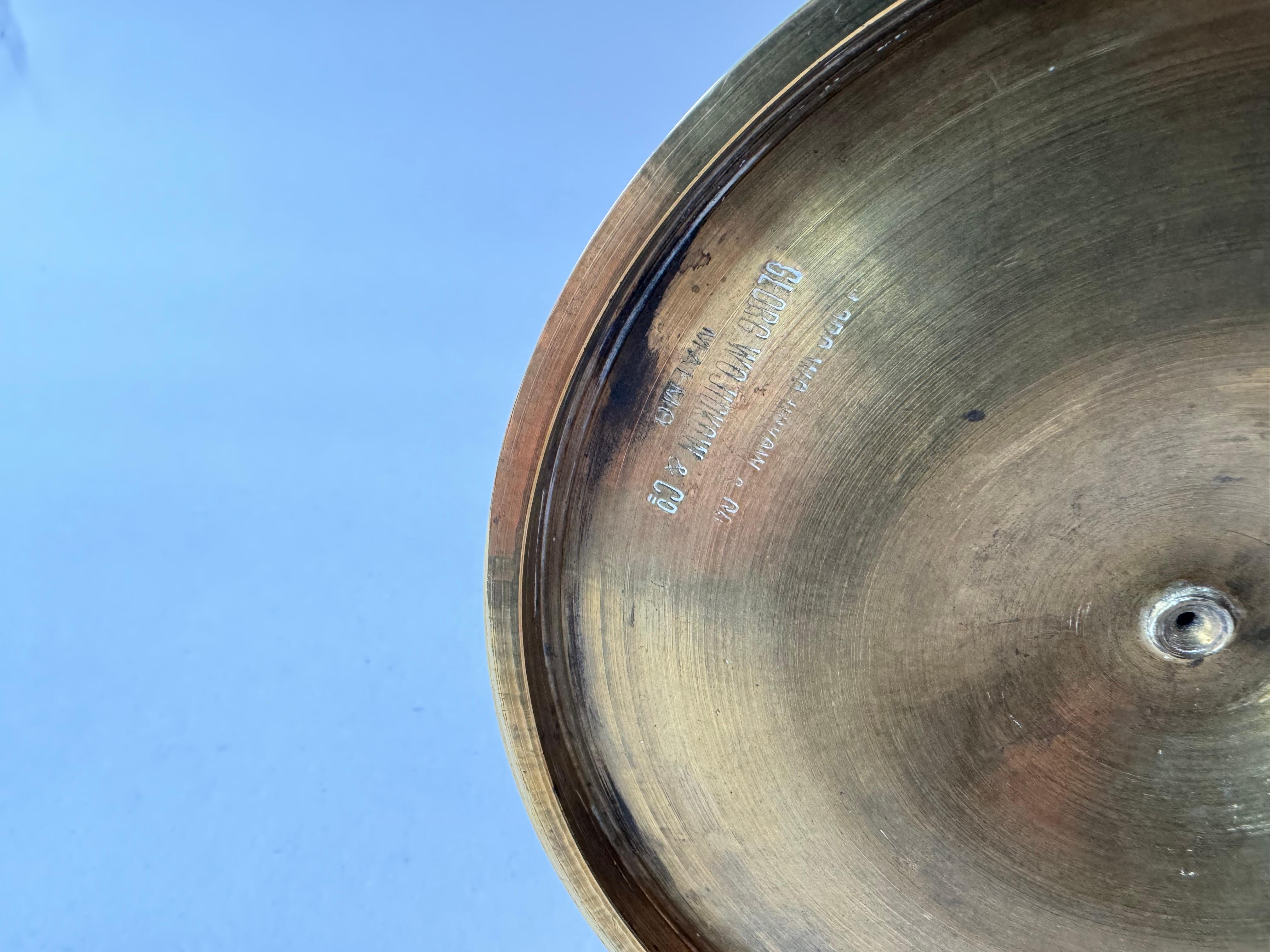 Paire de très grands bougeoirs en laiton par Georg Wojidkow Suède, Moderne 1960s en vente 6