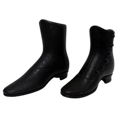 Coppia, manichino vittoriano in ghisa o forma per stivali A.I.C. 1880 Americano