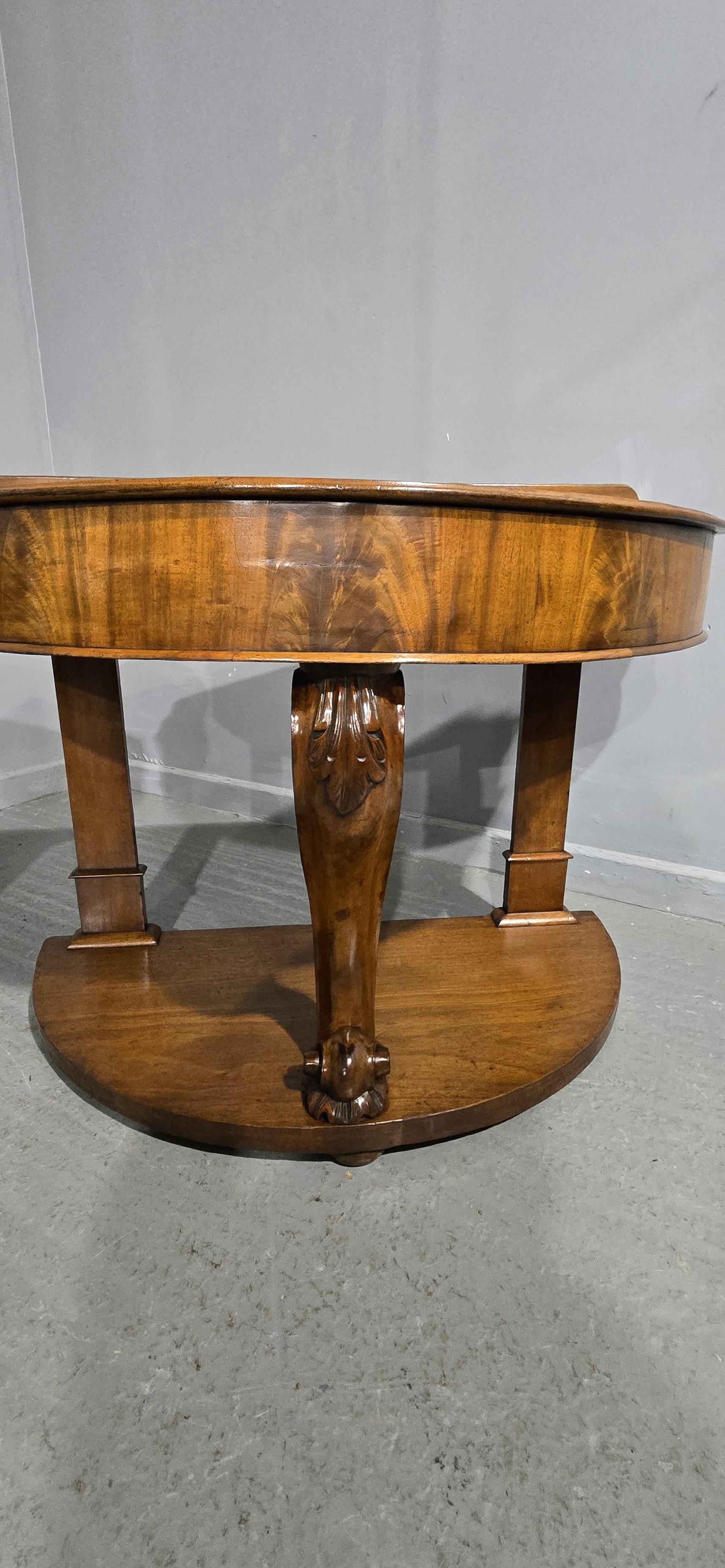 Pair Victorian Mahogany Console Tables Inglés en venta