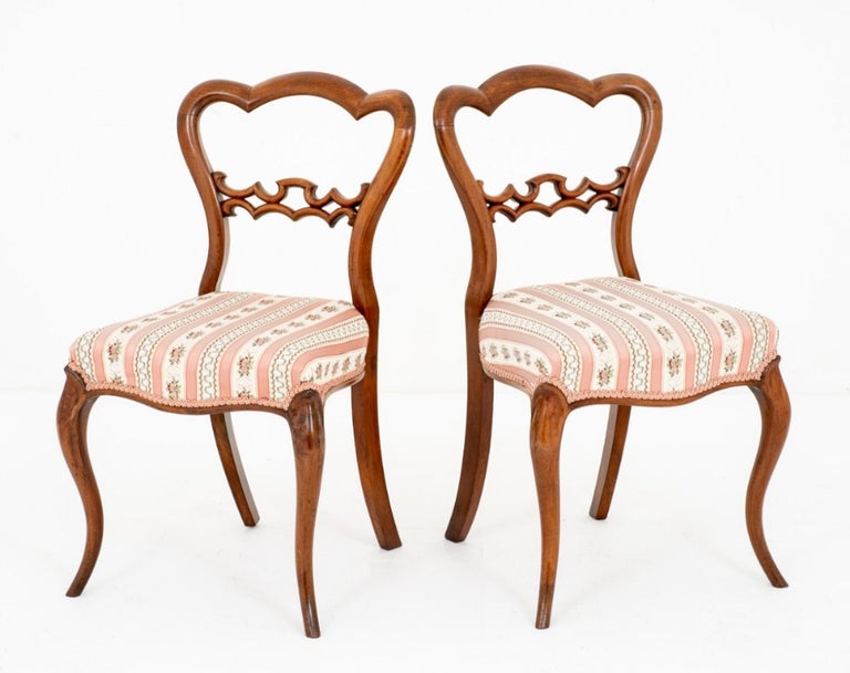 Pair Victorian Side Chairs Antique, circa 1860 For Sale at 1stDibs