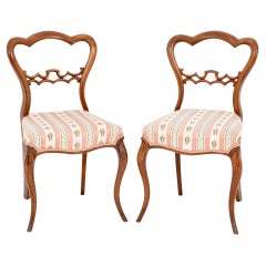 Pair Victorian Side Chairs Antique, circa 1860