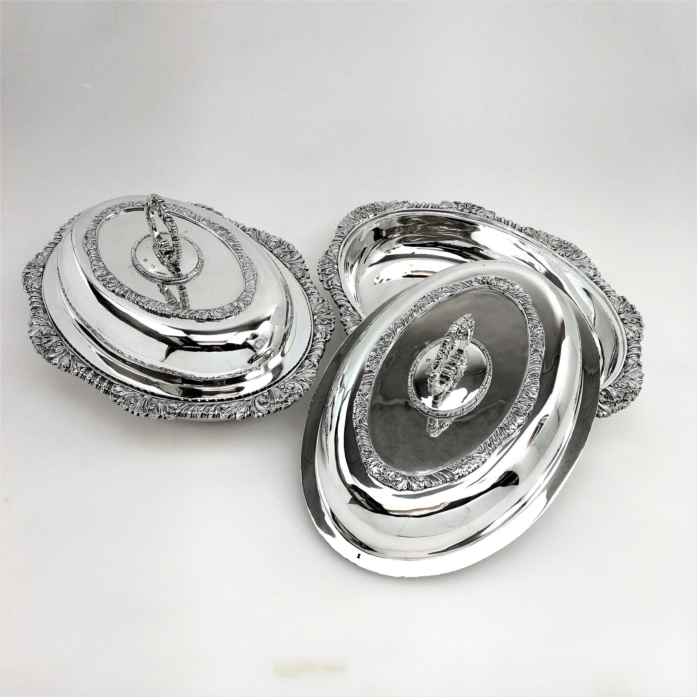 sterling silver serving dishes