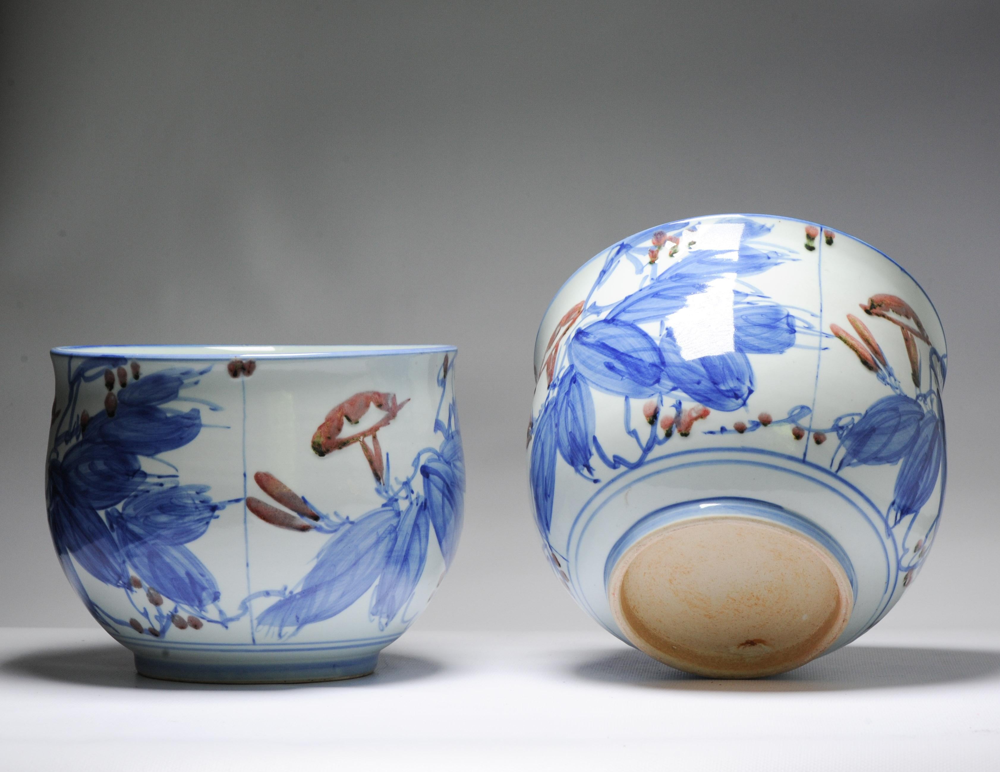 Paire de coqs de jardinière vintage Proc Liling en porcelaine de Chine datant de 20e siècle en vente 4