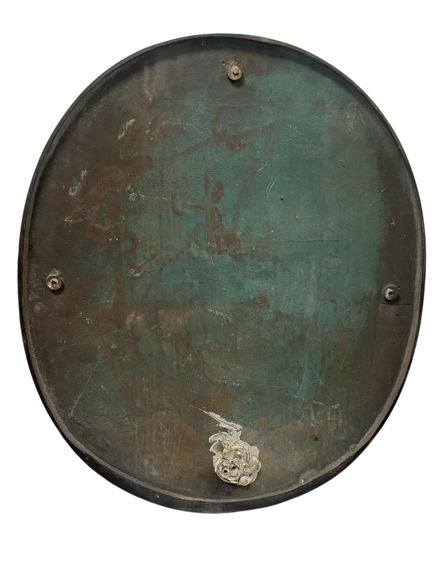 Effet bronze Paire de plaques de construction vintage Brooks Brothers « Golden Fleece » en bronze en vente