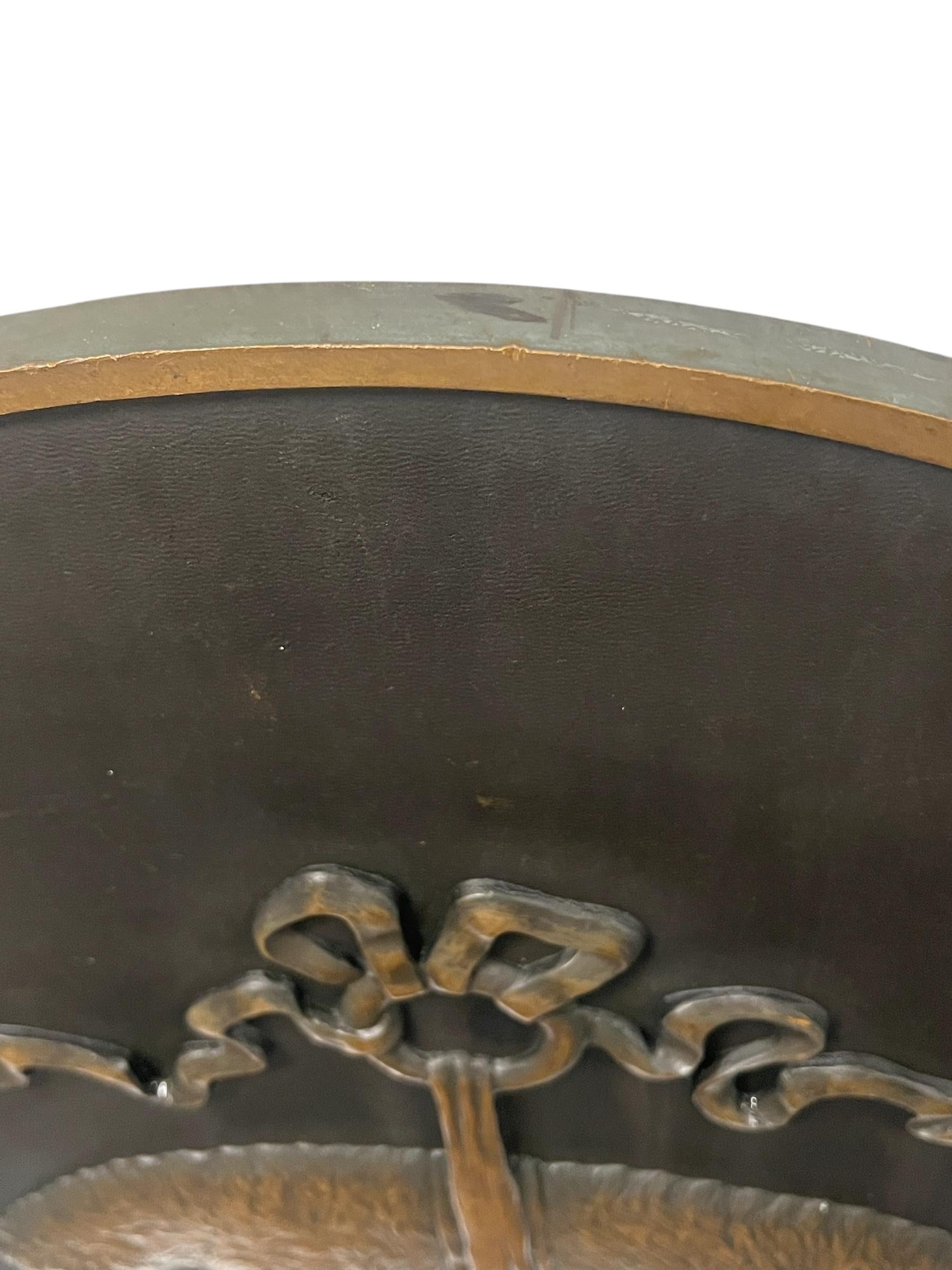 Bronze Paire de plaques de construction vintage Brooks Brothers « Golden Fleece » en bronze en vente