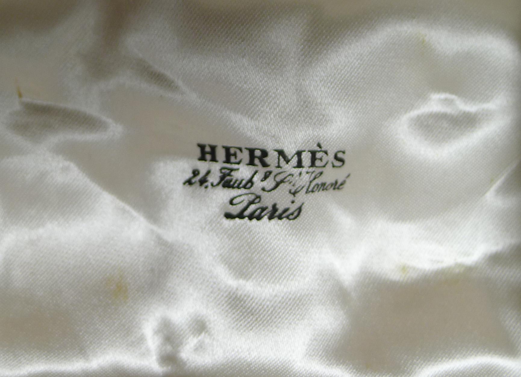 Mid-20th Century Pair of Vintage Cased Horse Head Napkin Rings by Hermes, Paris