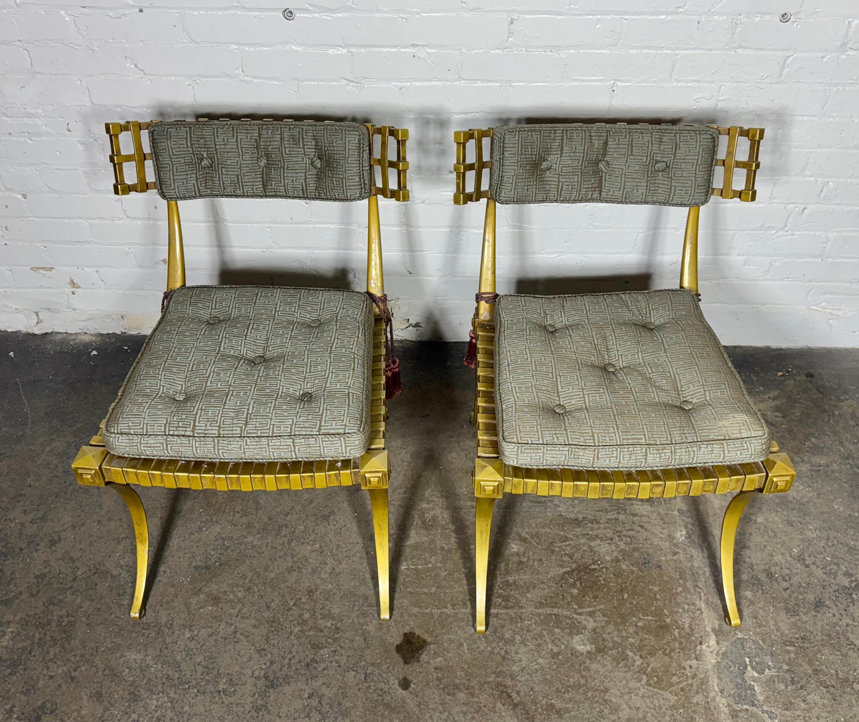Pair Vintage Cast Aluminum 