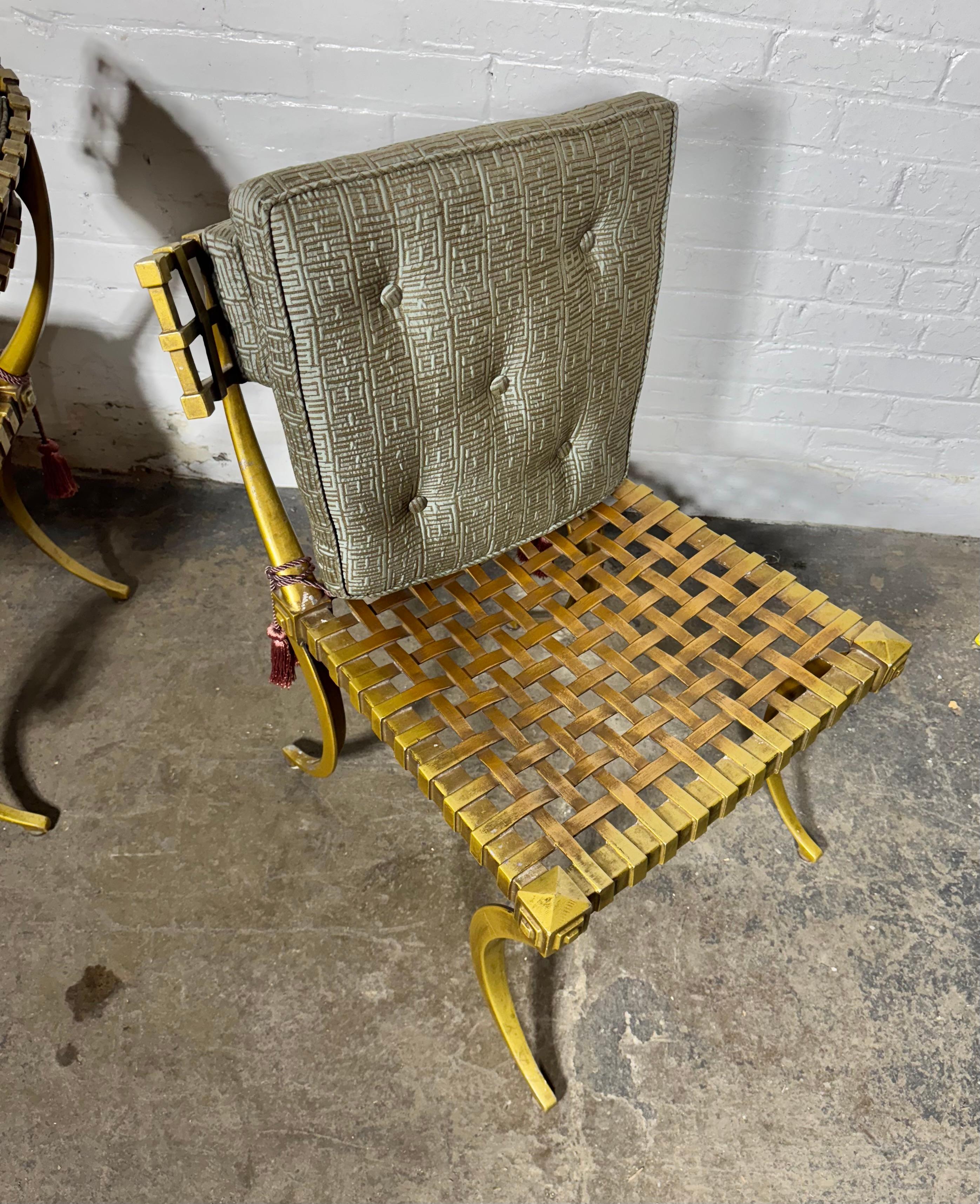 Pair Vintage Cast Aluminum 