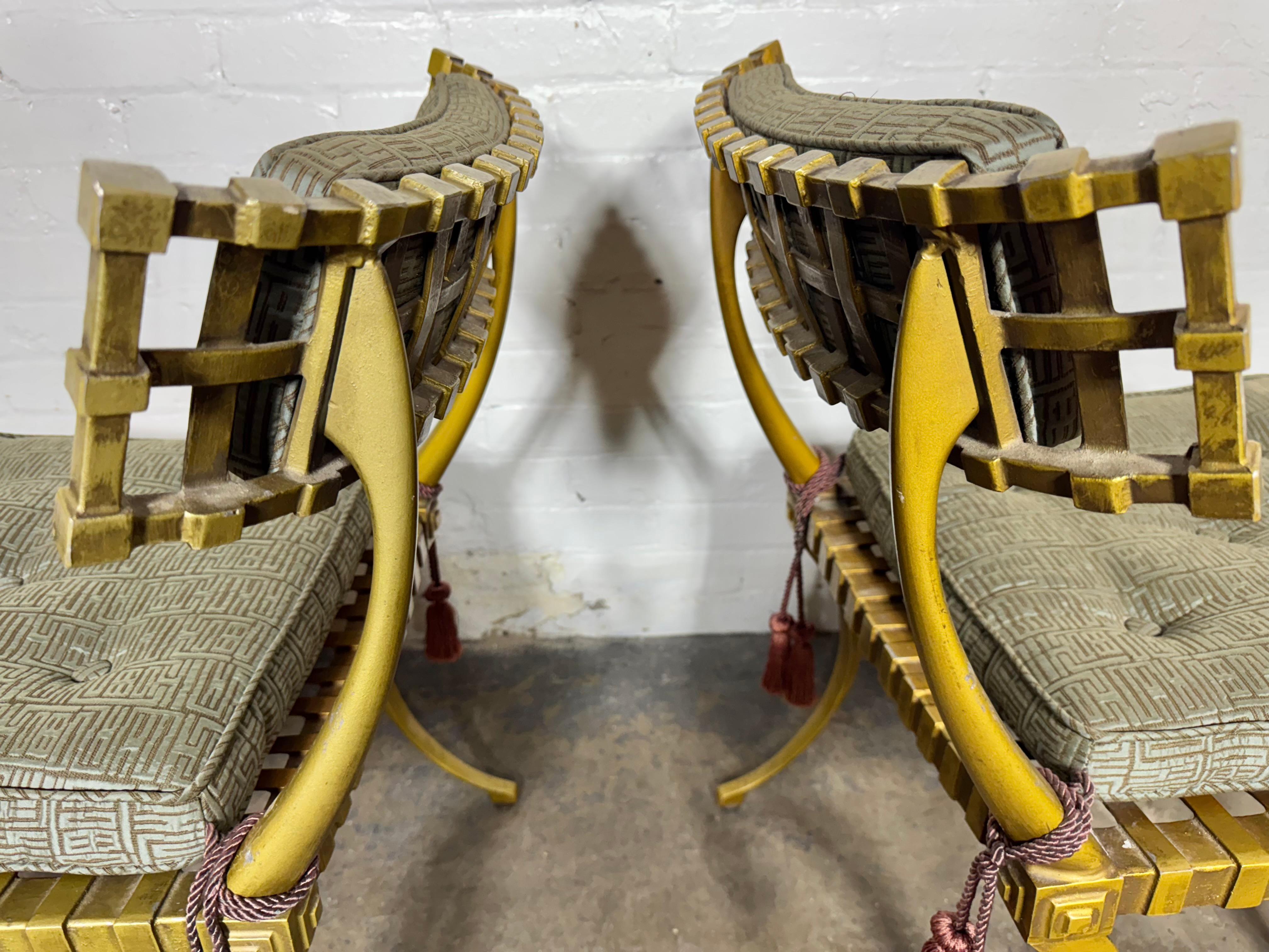 Mid-20th Century Pair Vintage Cast Aluminum 