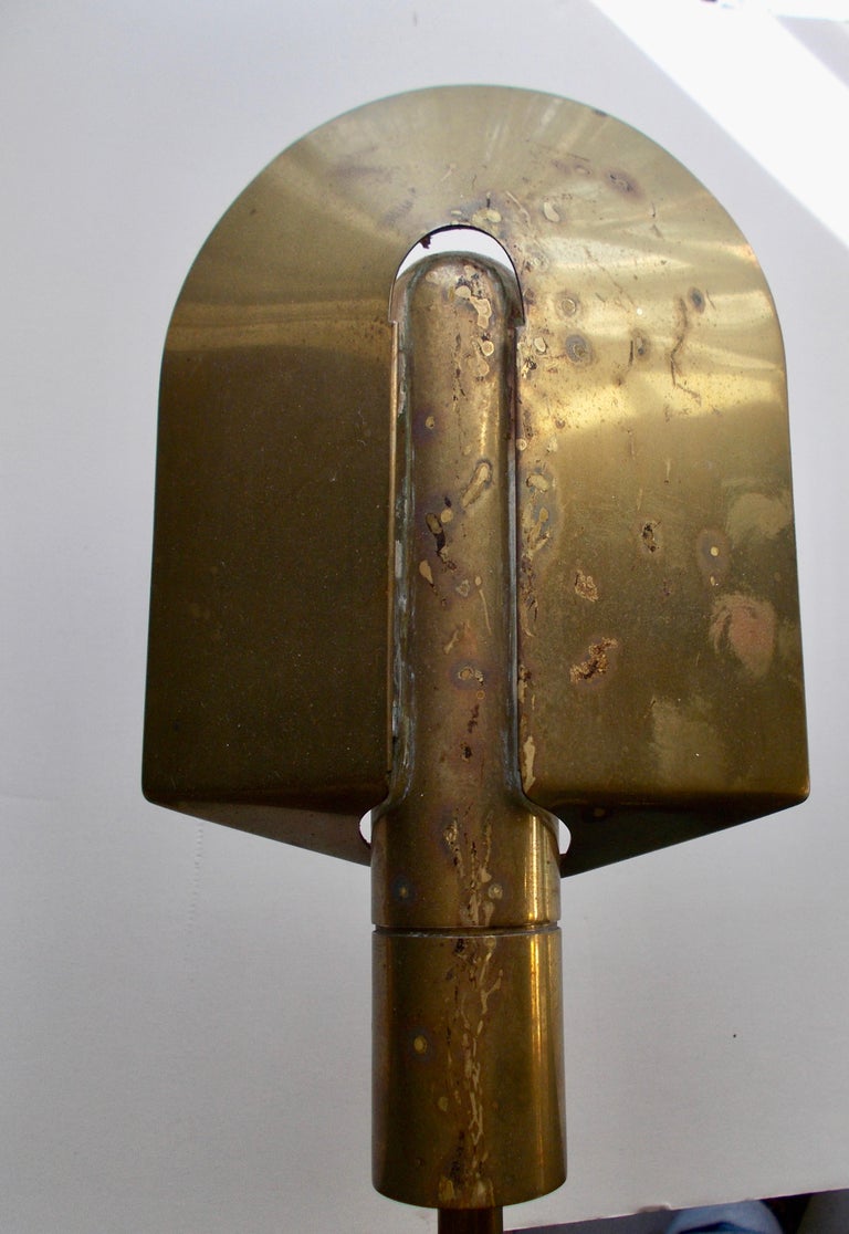 Pair Vintage Cedric Hartman 'Swivel' Brass Floor Lamps Signed/Numbered For Sale 6